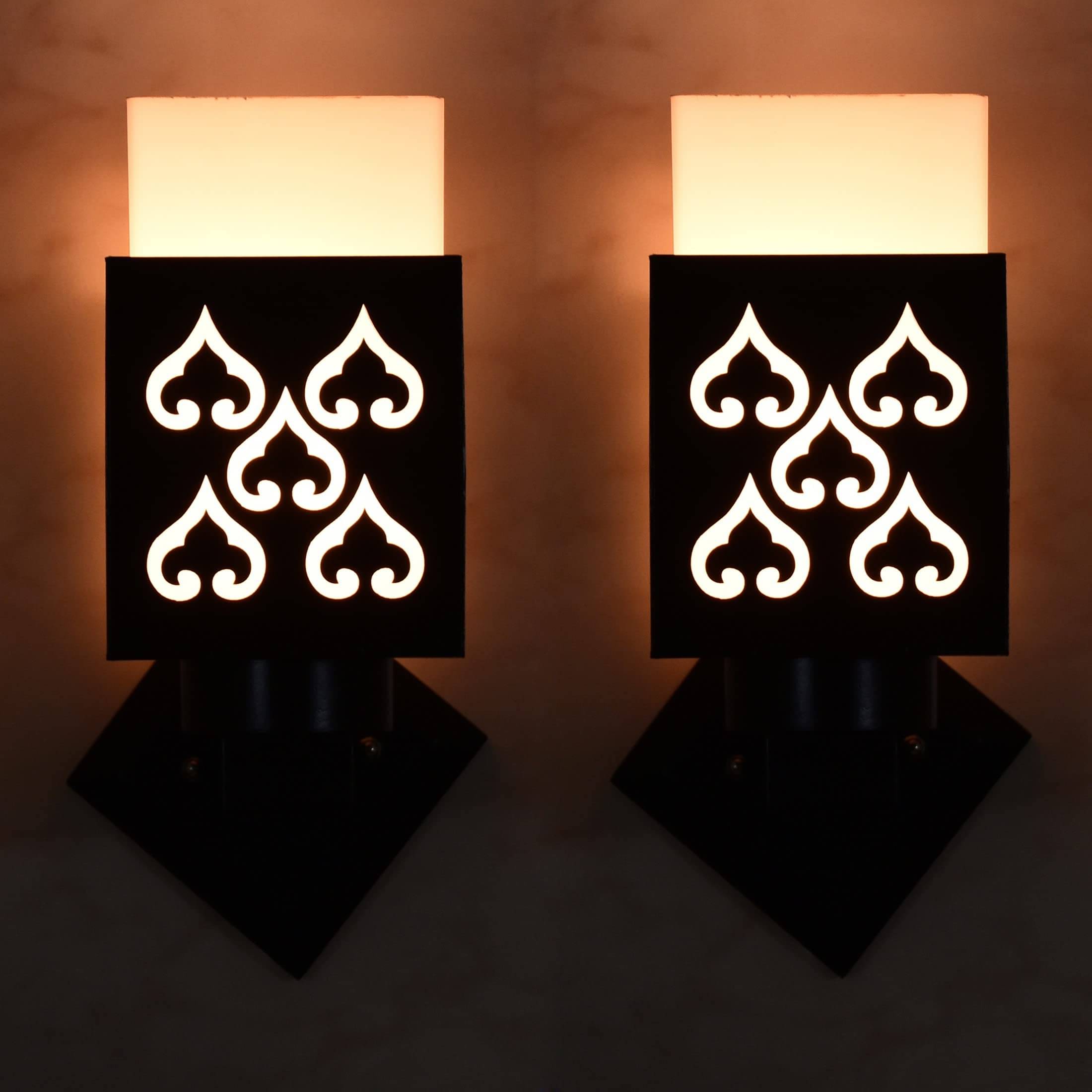 1st Time Multicolor Up Light Wall Lamp ( Pack of 2 ) 1st Time Multicolor Up Light Wall Lamp ( Pack of 2 )
