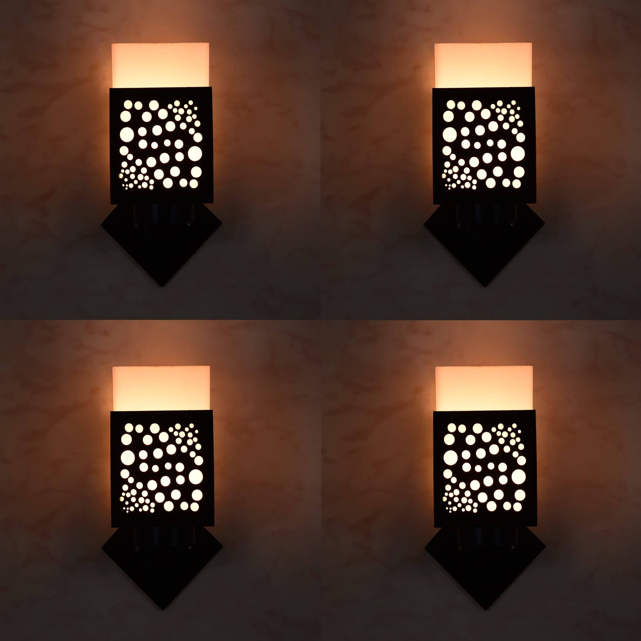 1st Time Multicolor Up Light Wall Lamp ( Pack of 4 ) 1st Time Multicolor Up Light Wall Lamp ( Pack of 4 )