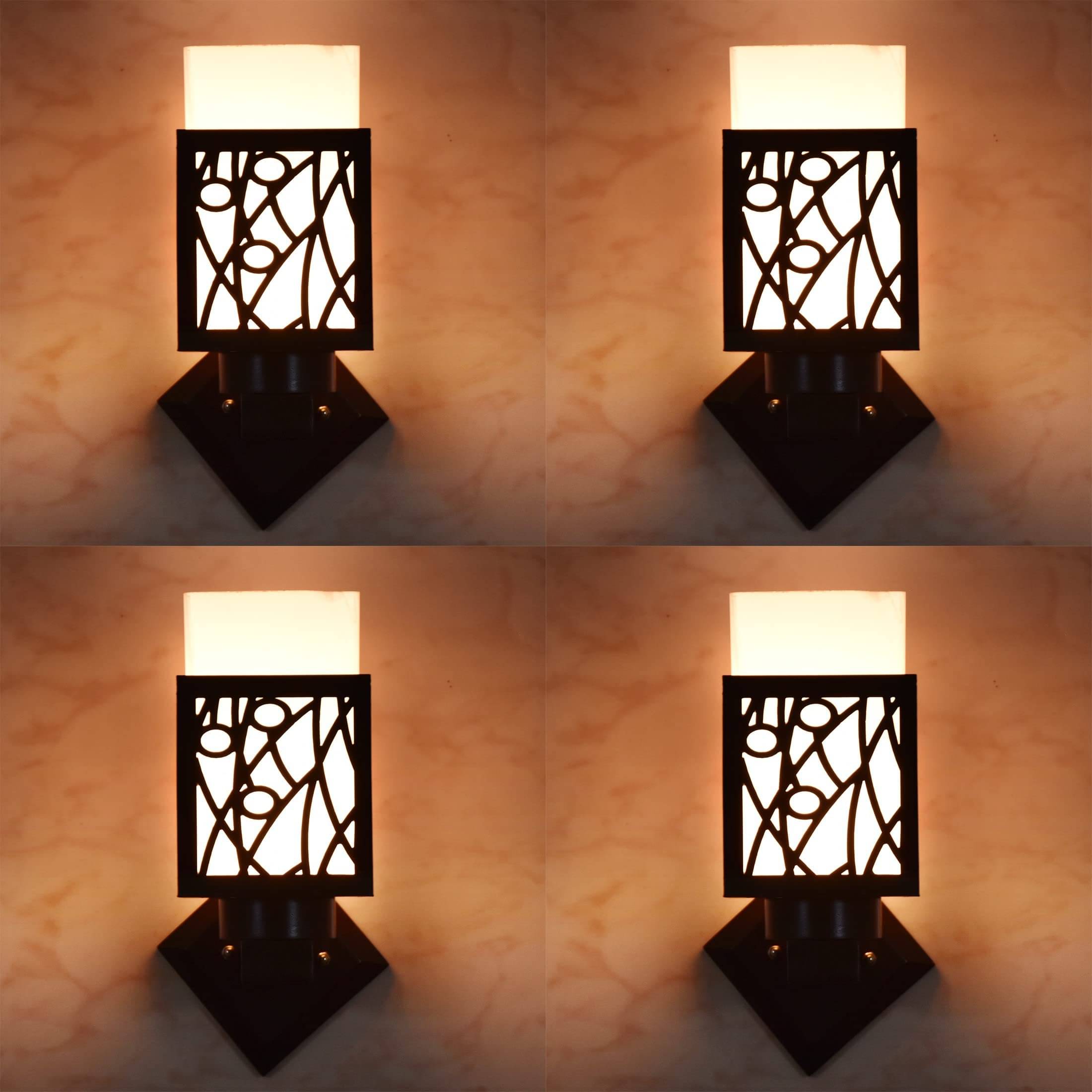    			1st Time Multicolor Up Light Wall Lamp ( Pack of 4 )