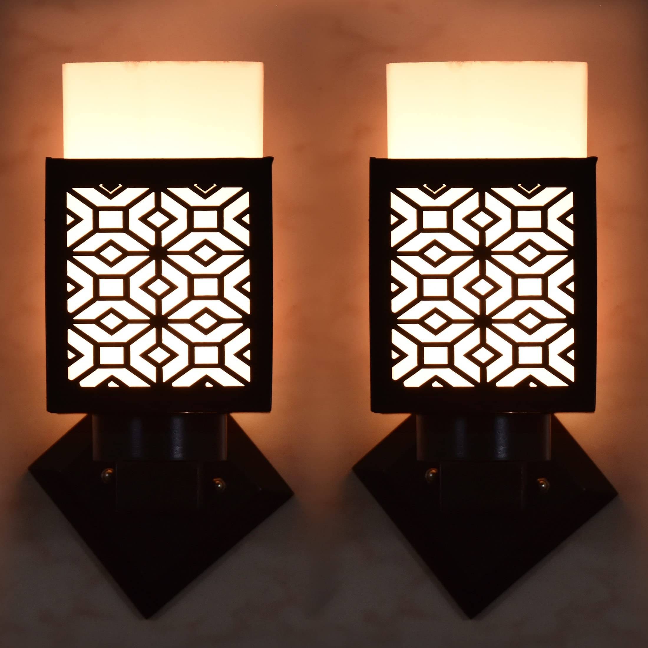 1st Time Multicolor Up Light Wall Lamp ( Pack of 2 ) 1st Time Multicolor Up Light Wall Lamp ( Pack of 2 )
