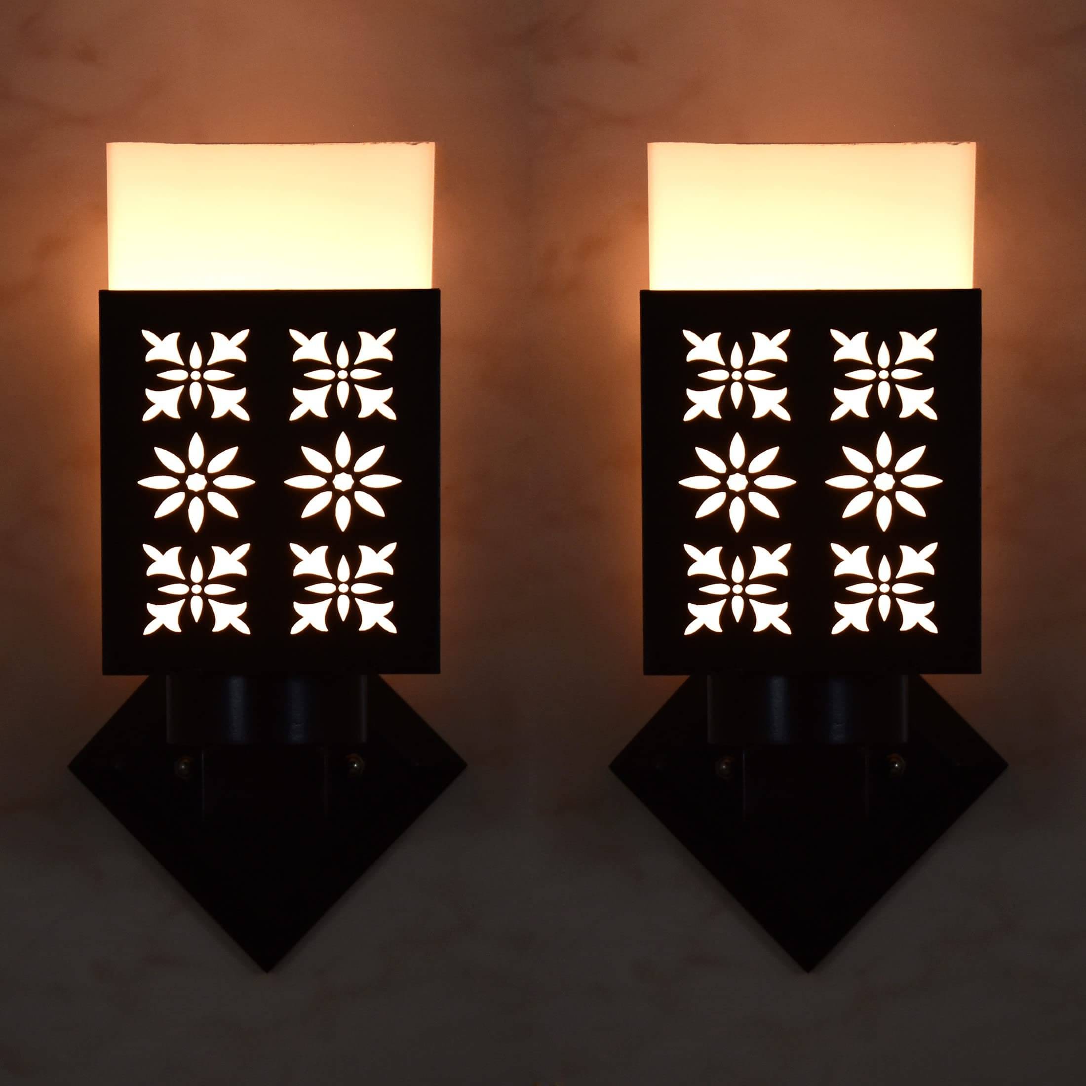 1st Time Multicolor Up Light Wall Lamp ( Pack of 2 ) 1st Time Multicolor Up Light Wall Lamp ( Pack of 2 )