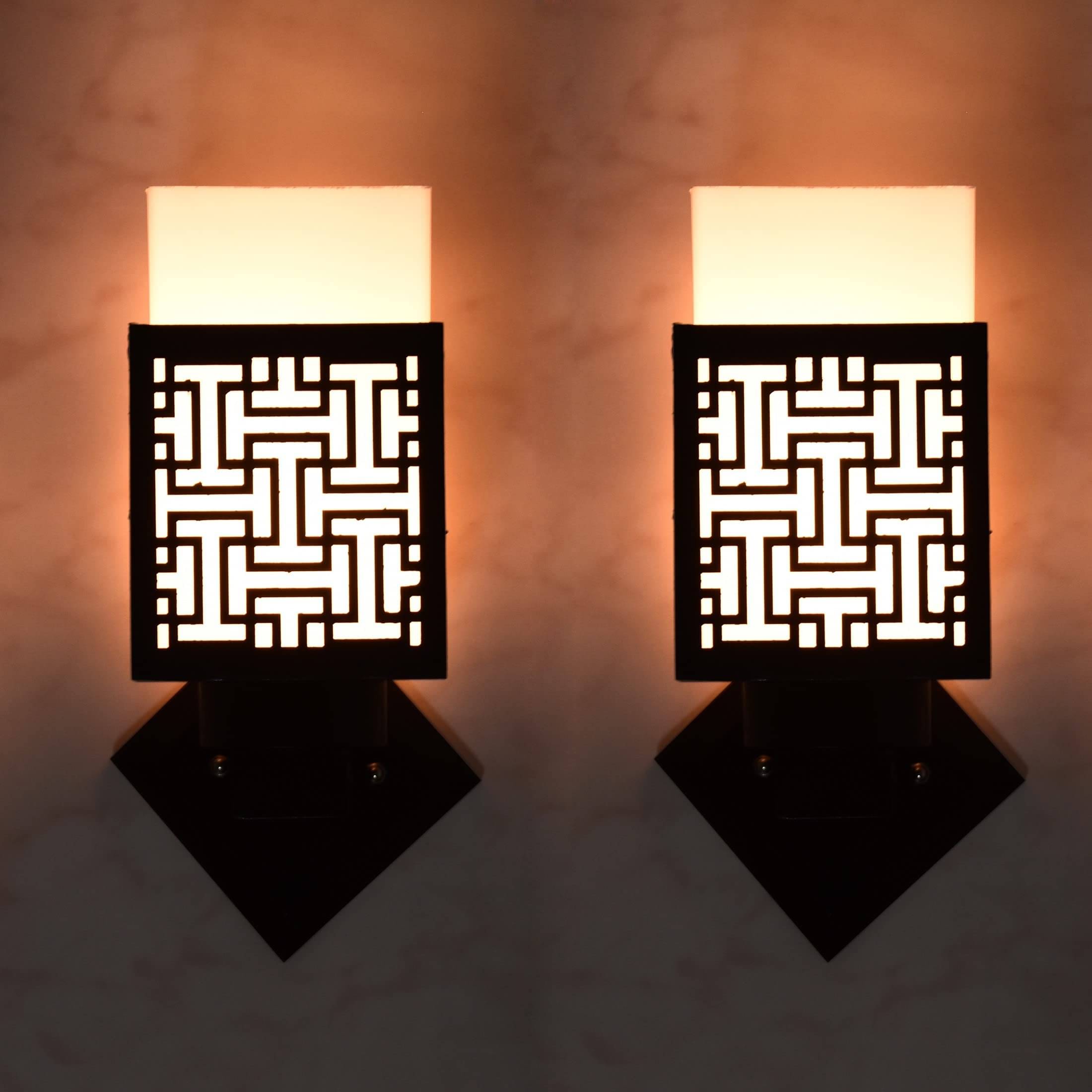 1st Time Multicolor Up Light Wall Lamp ( Pack of 2 ) 1st Time Multicolor Up Light Wall Lamp ( Pack of 2 )