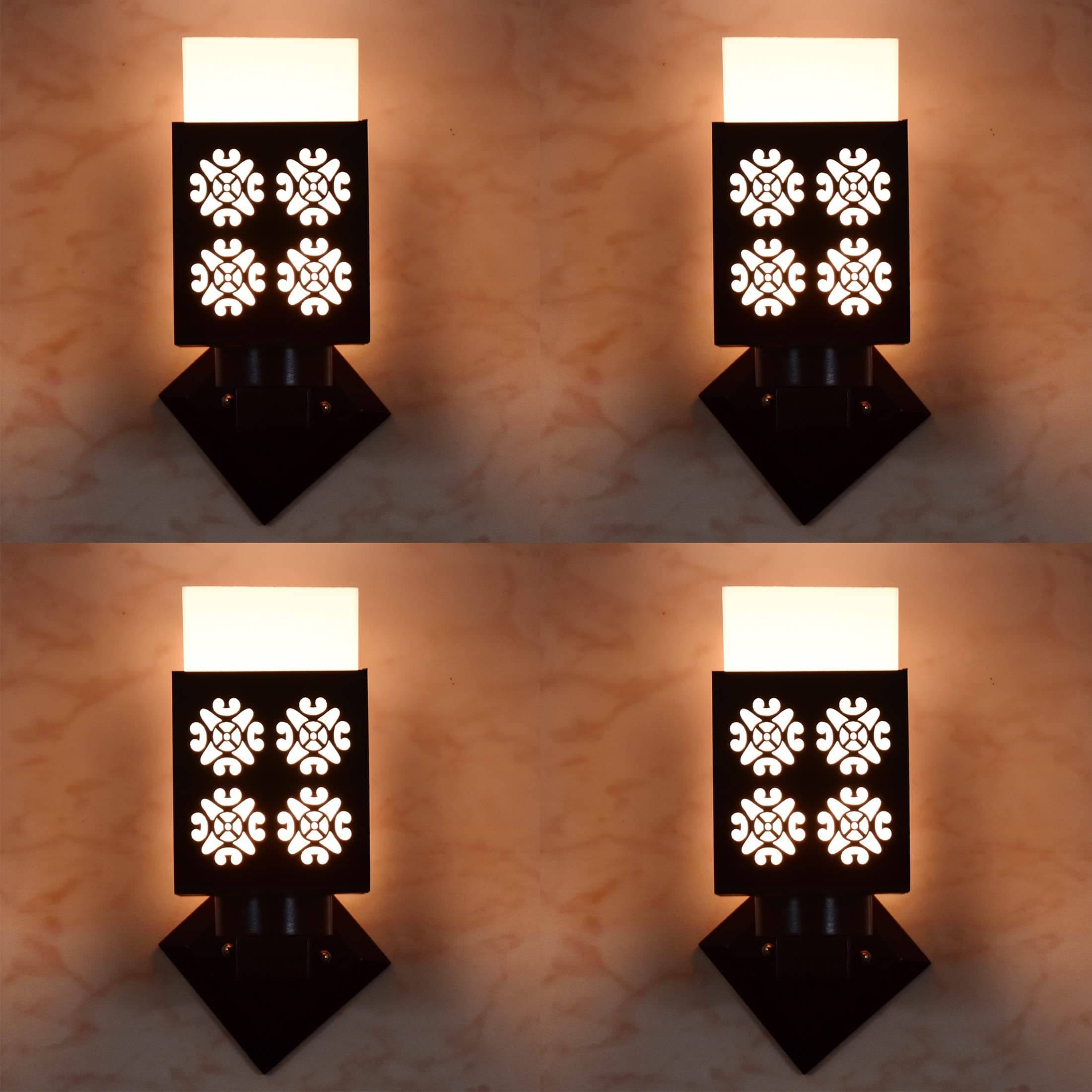     			1st Time Multicolor Up Light Wall Lamp ( Pack of 4 )