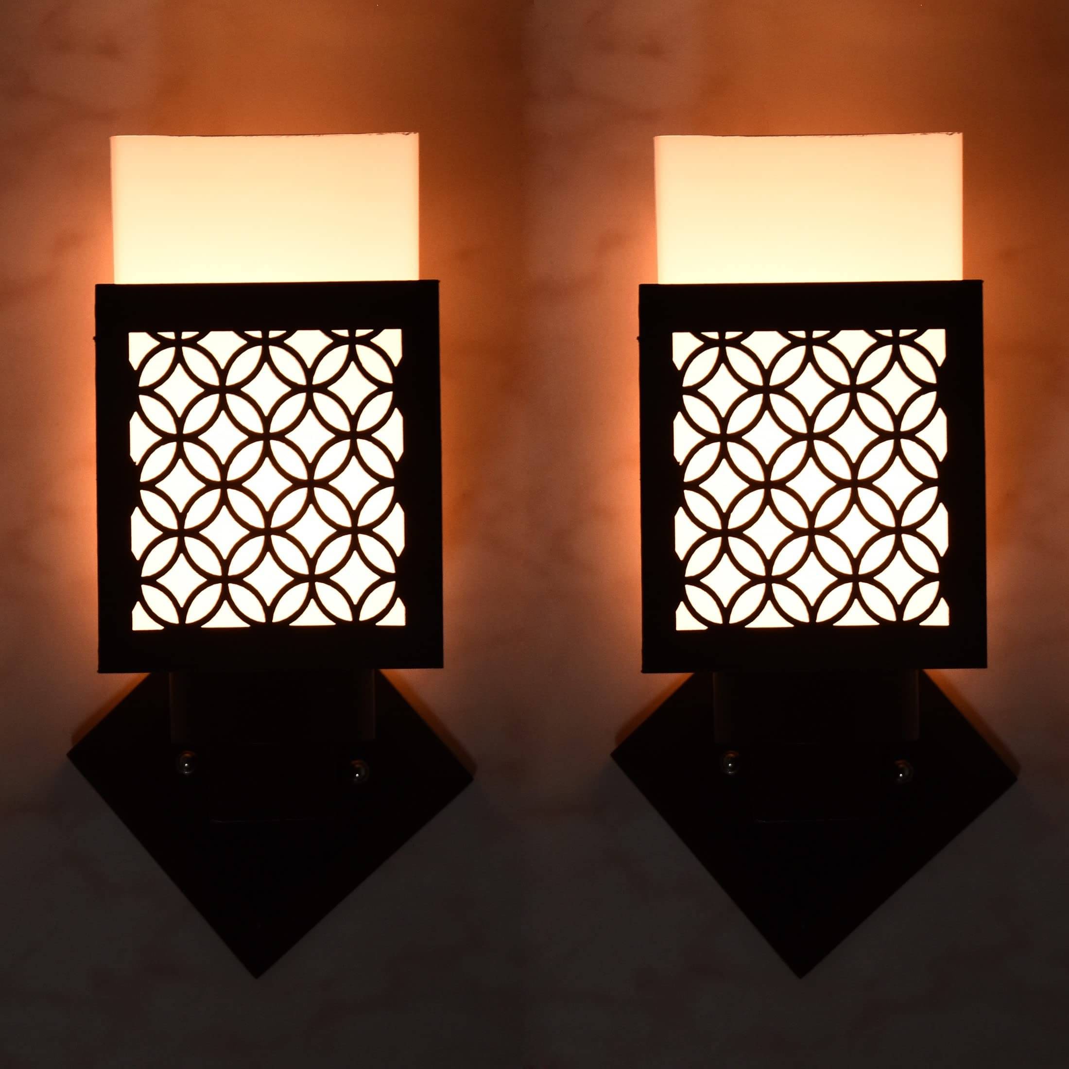 1st Time Multicolor Up Light Wall Lamp ( Pack of 2 ) 1st Time Multicolor Up Light Wall Lamp ( Pack of 2 )