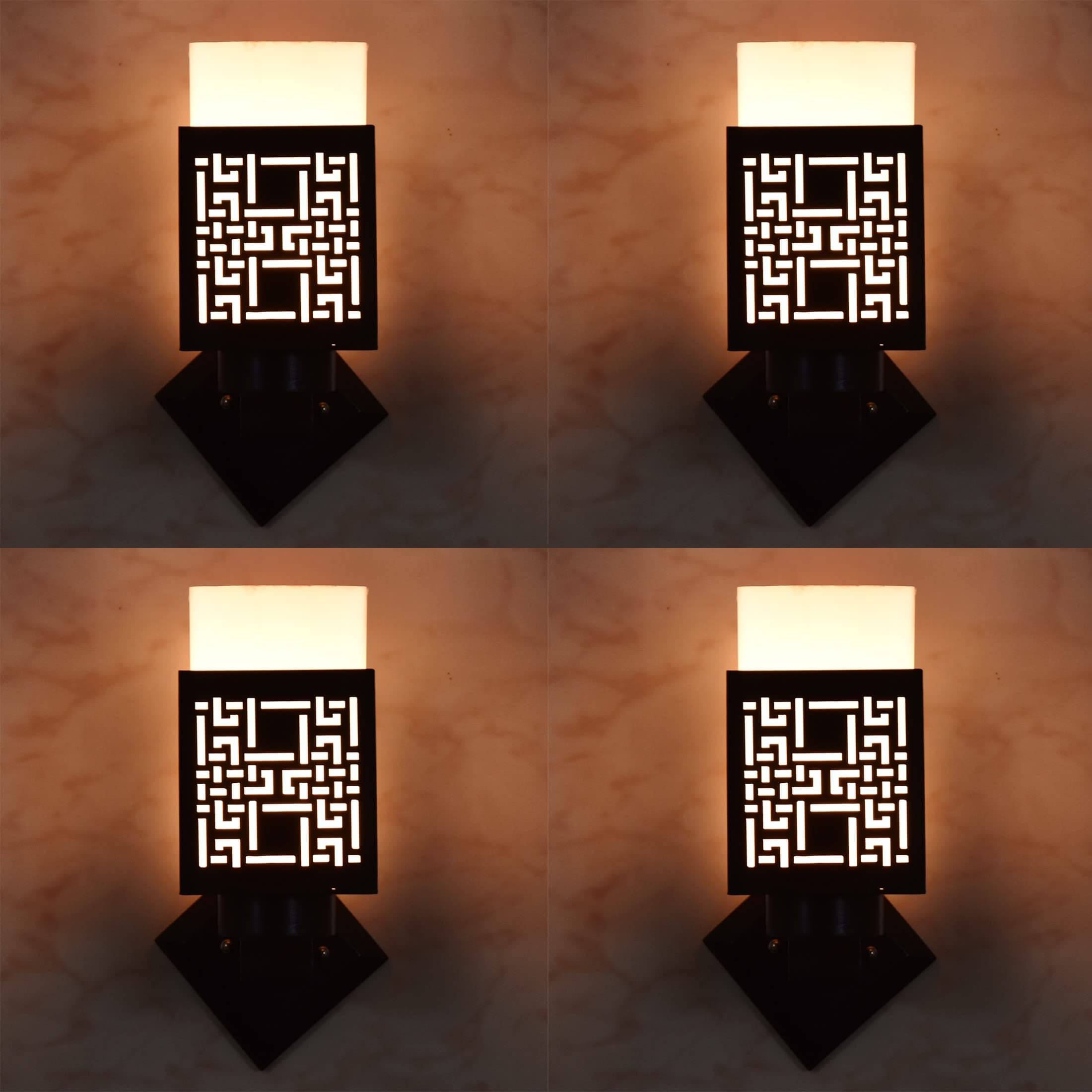     			1st Time Multicolor Up Light Wall Lamp ( Pack of 4 )