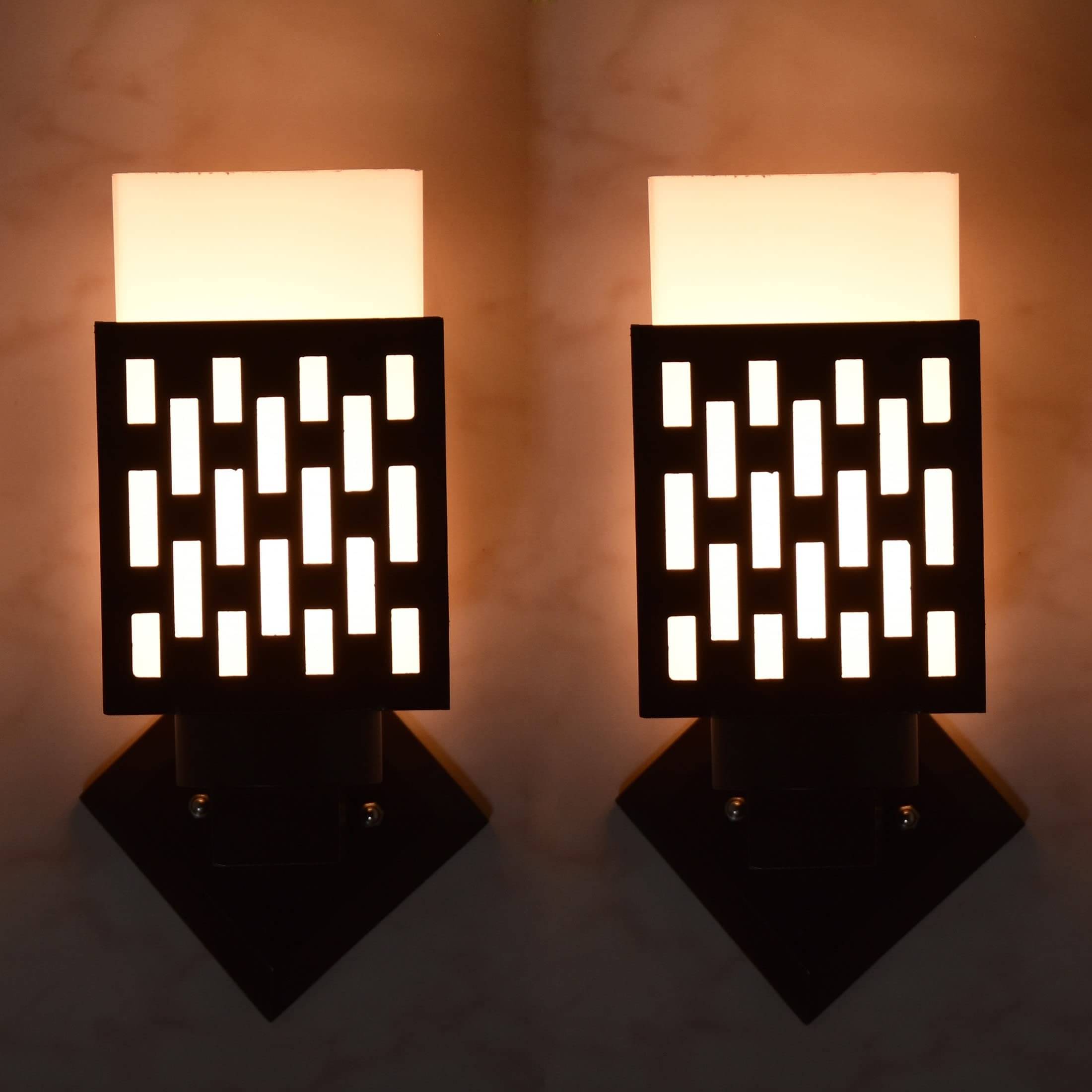 1st Time Multicolor Up Light Wall Lamp ( Pack of 2 ) 1st Time Multicolor Up Light Wall Lamp ( Pack of 2 )