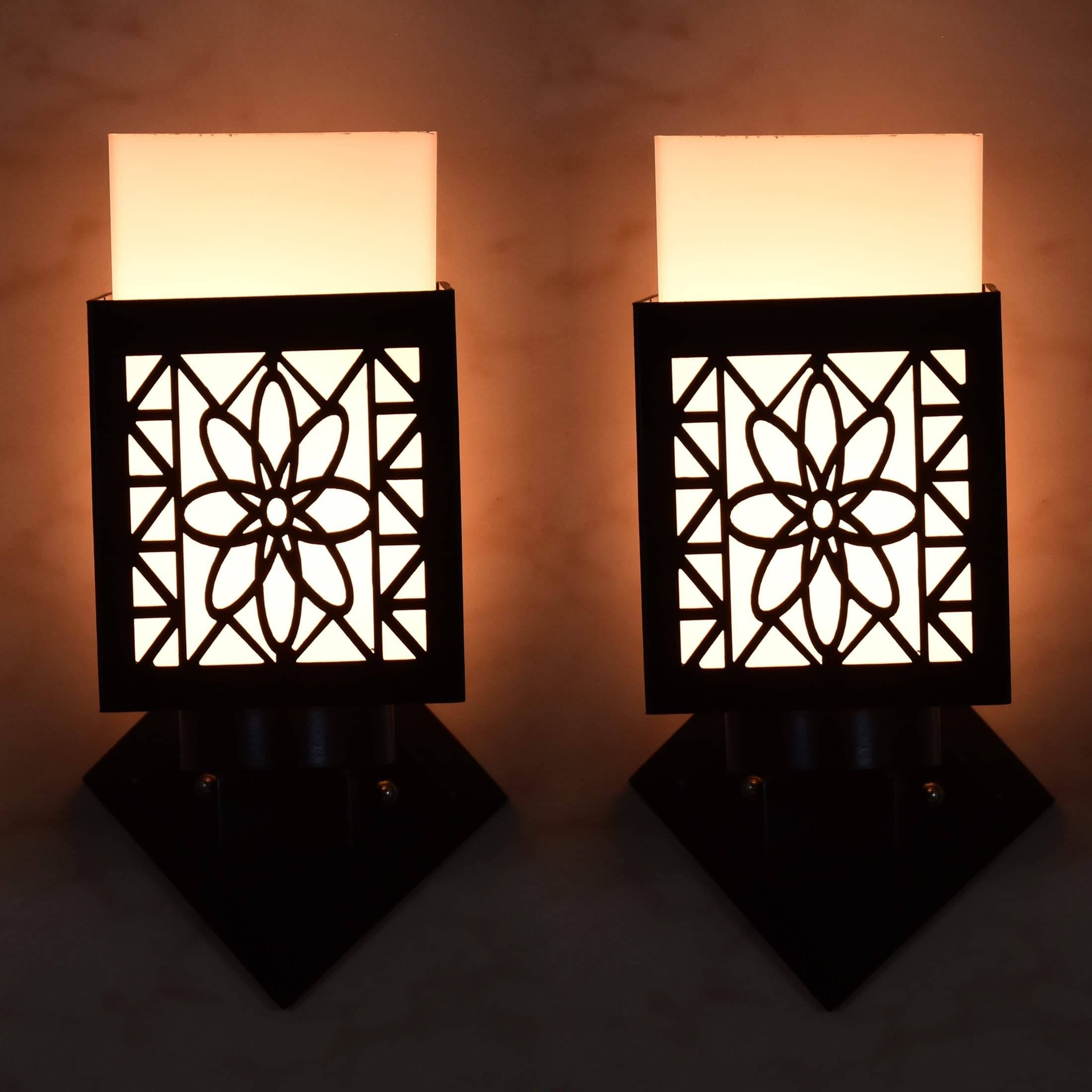 1st Time Multicolor Up Light Wall Lamp ( Pack of 2 ) 1st Time Multicolor Up Light Wall Lamp ( Pack of 2 )