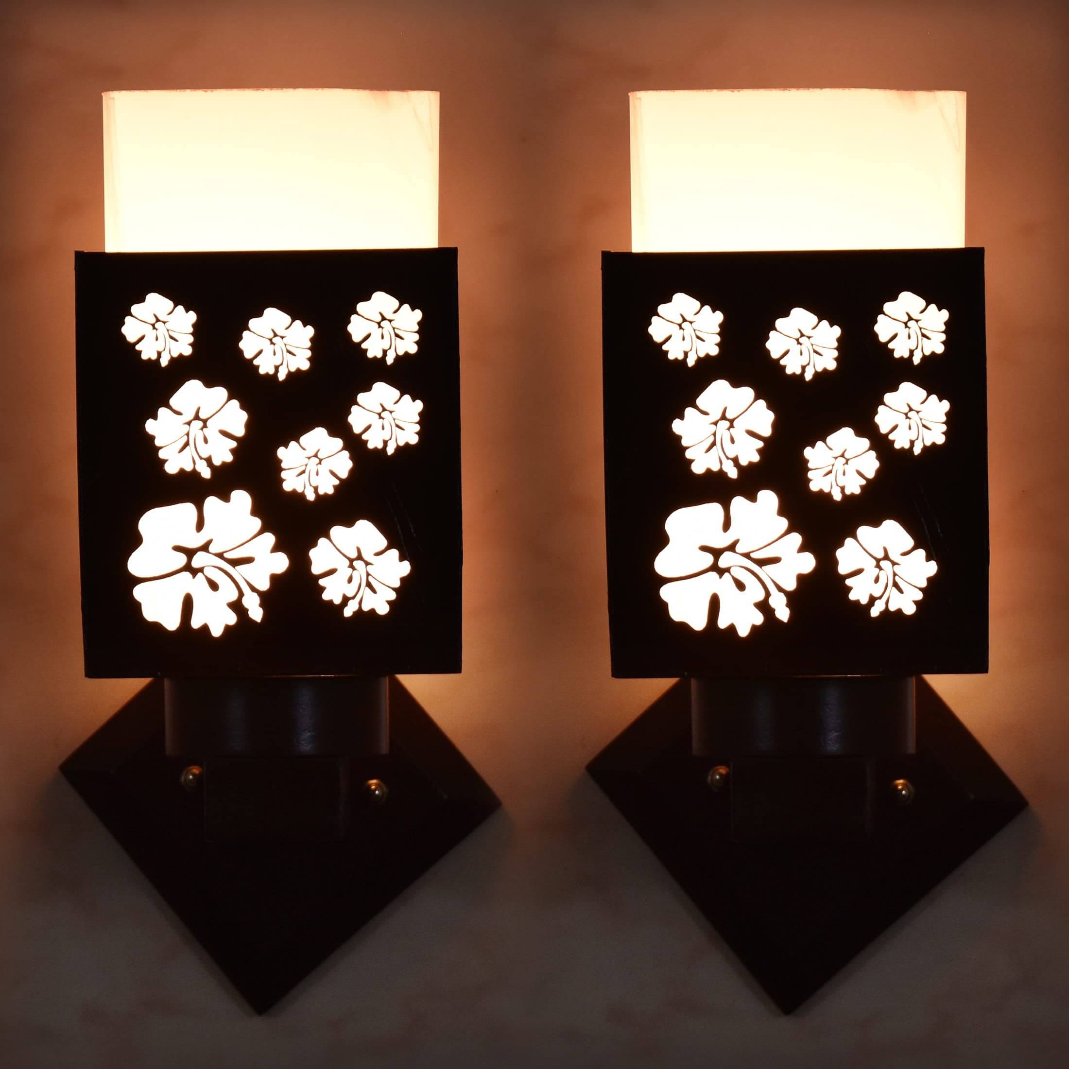     			1st Time Multicolor Up Light Wall Lamp ( Pack of 2 )