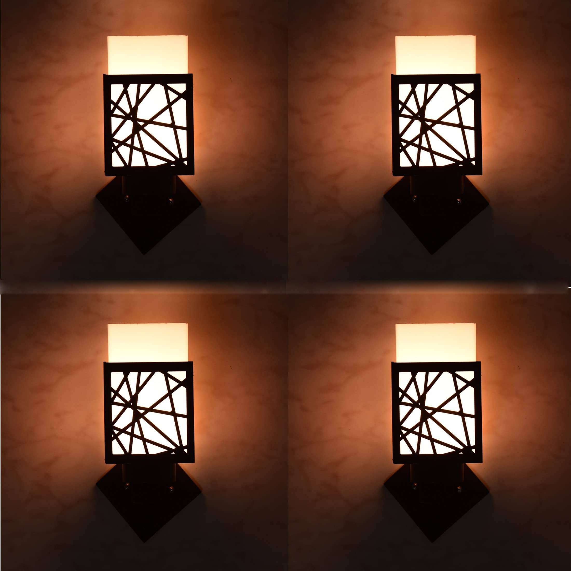 1st Time Multicolor Up Light Wall Lamp ( Pack of 4 ) 1st Time Multicolor Up Light Wall Lamp ( Pack of 4 )