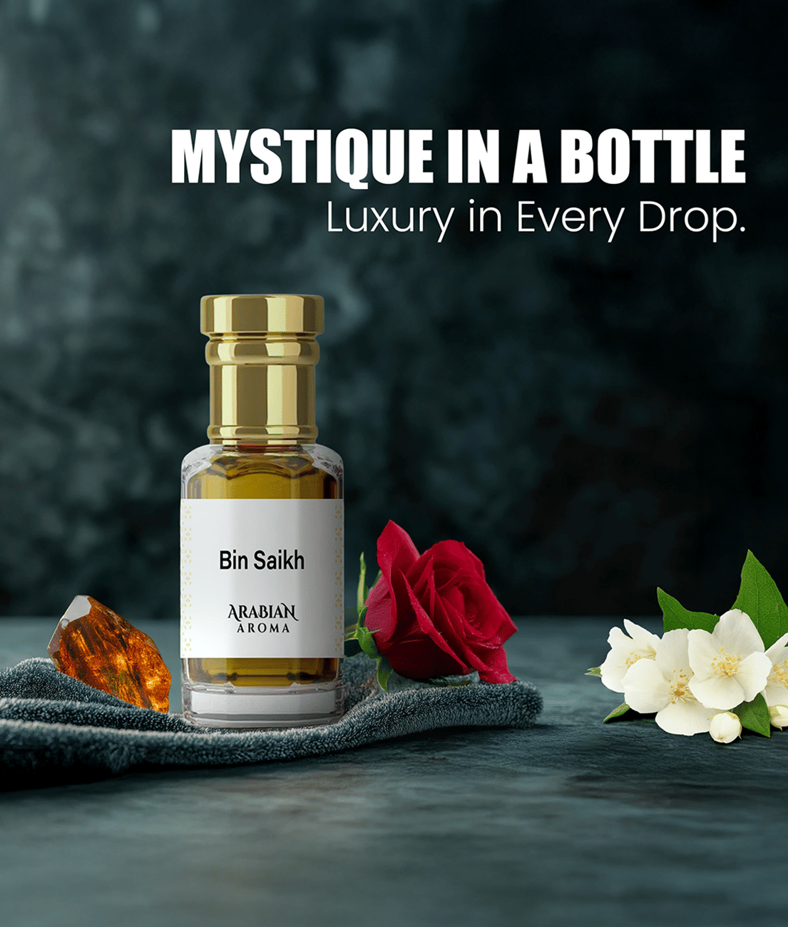     			ARABIAN AROMA Rose Non- Alcoholic Miniature Attar ( Pack of 1 )