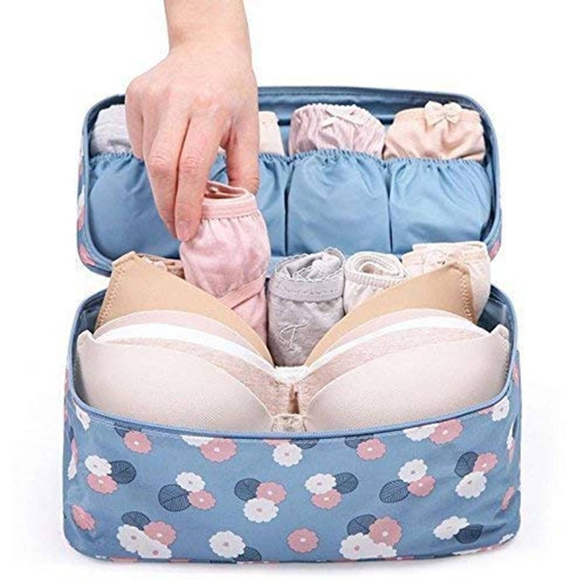 ATIPRIYA Multicolor Multi-Function Bra Underwear Organize Storage Bag ATIPRIYA Multicolor Multi-Function Bra Underwear Organize Storage Bag