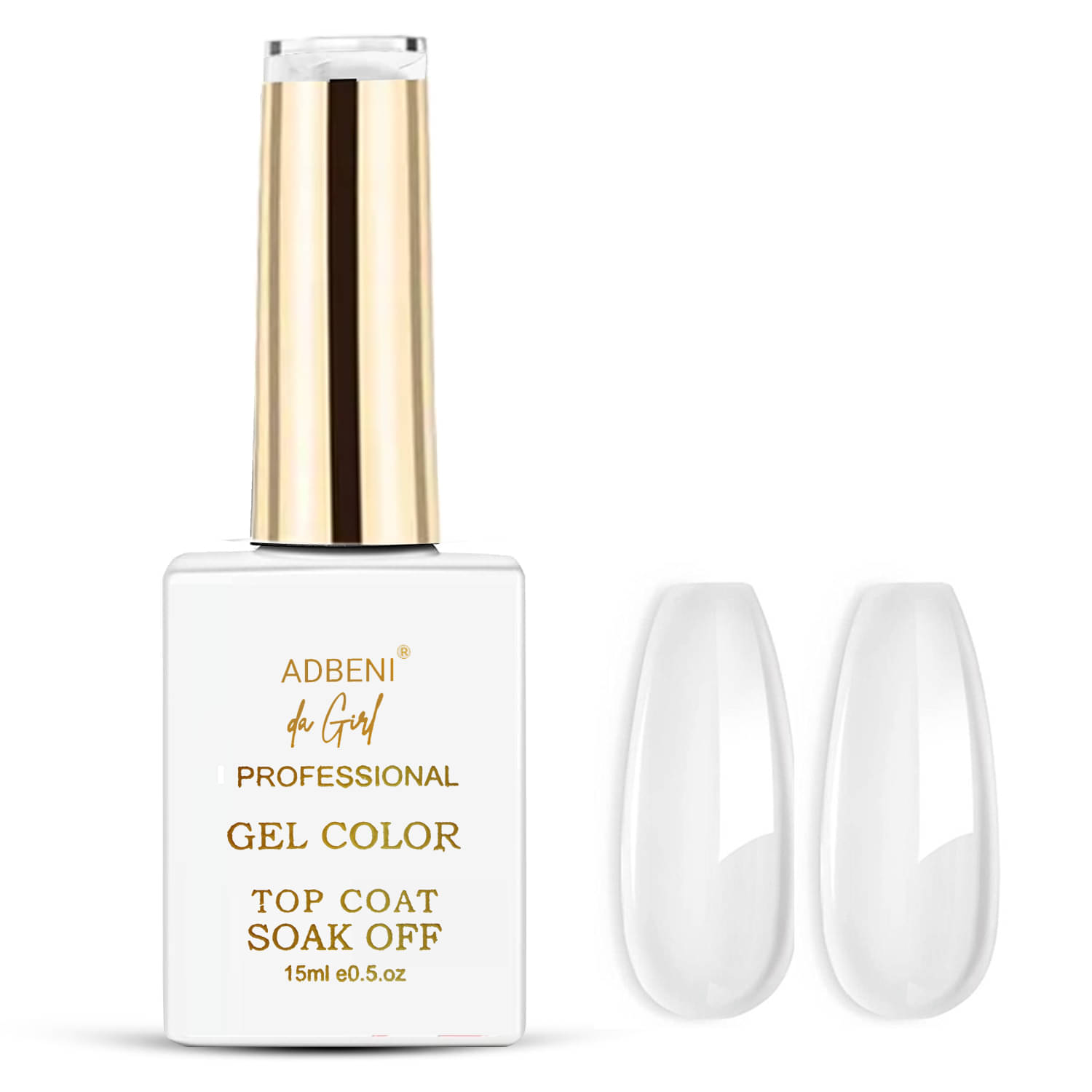     			Adbeni White Matte Nail Polish 15 ( Pack of 1 )