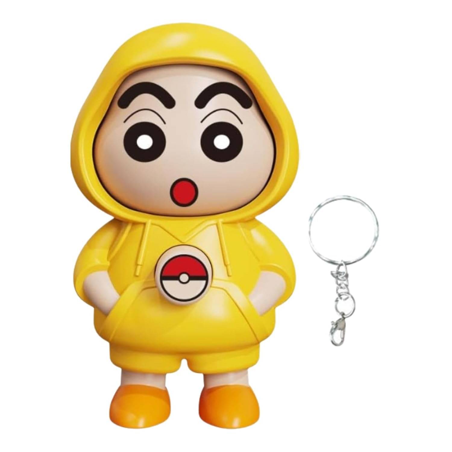     			Sinchan Expression Changeable Toy Keychain