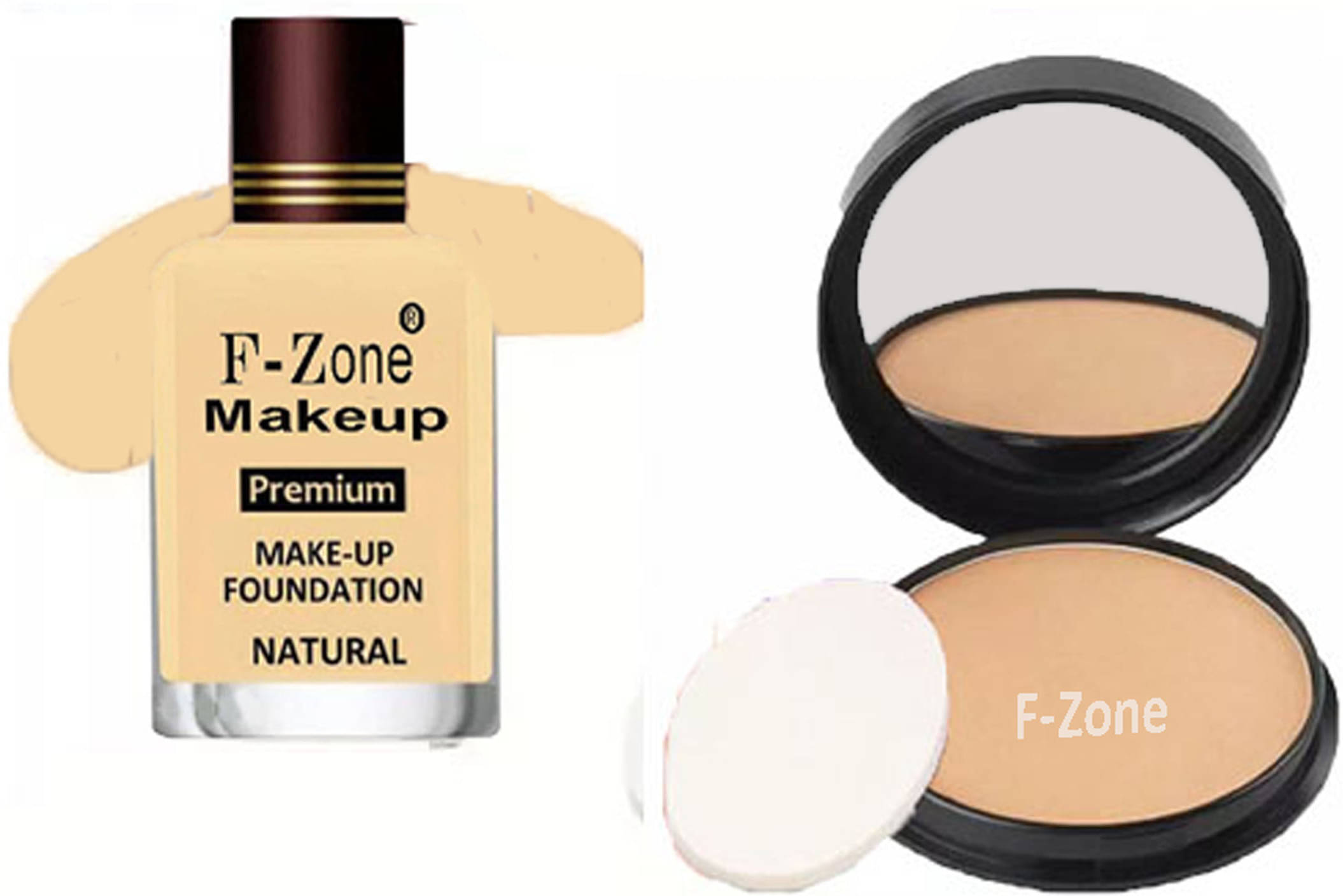     			F Zone Makeup Kit ( Eyeshadow,Kajal,Lipstick,Compact,Liner,Mascara,Foundation Etc )