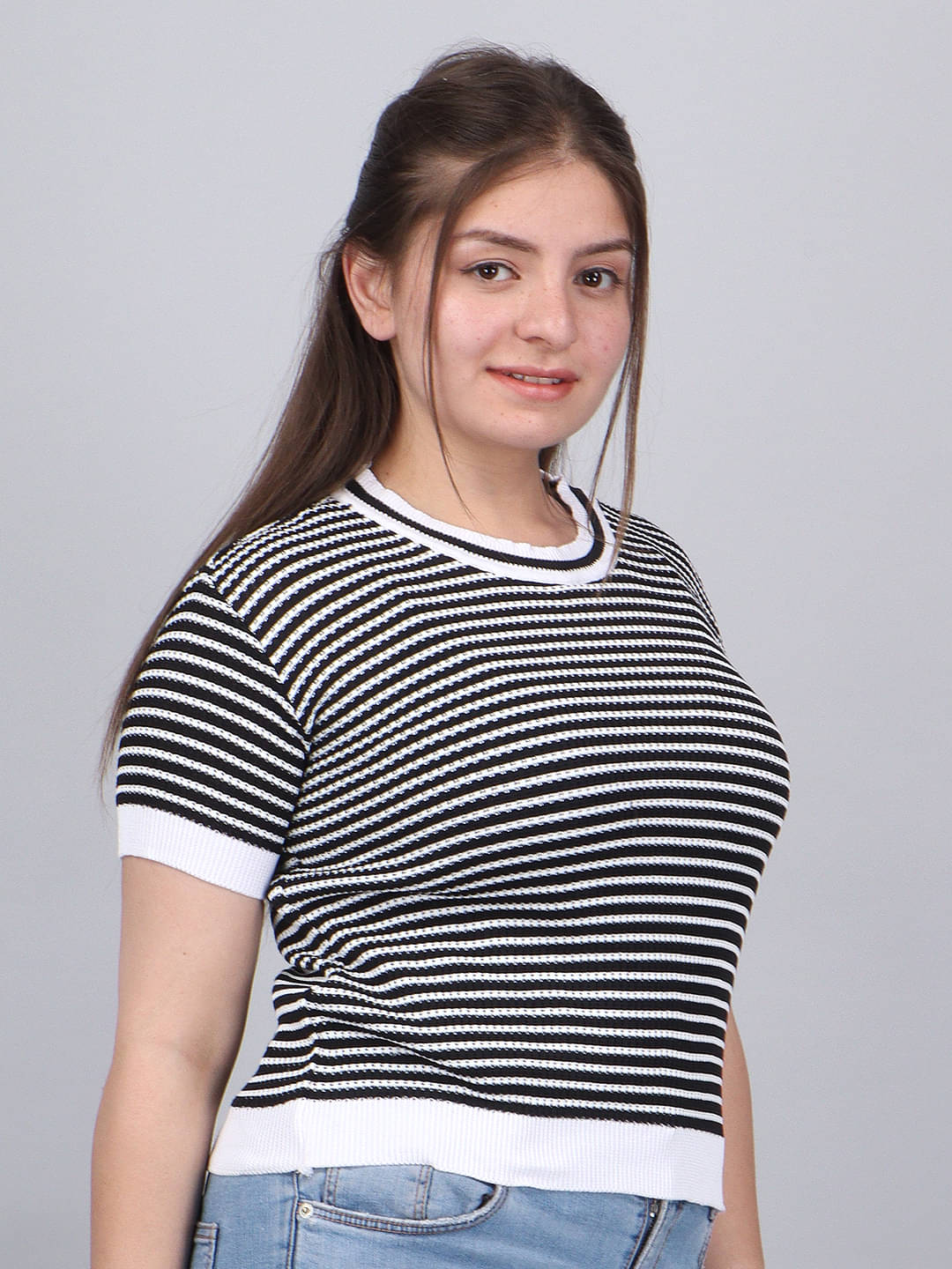 FEVERFEW Black Cotton Blend Women's Regular Top ( Pack of 1 )     			FEVERFEW Black Cotton Blend Women's Regular Top ( Pack of 1 )
