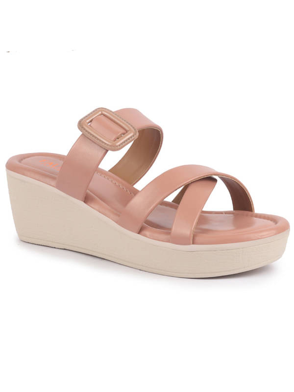     			Fausto Pink Women's Slip On Heels