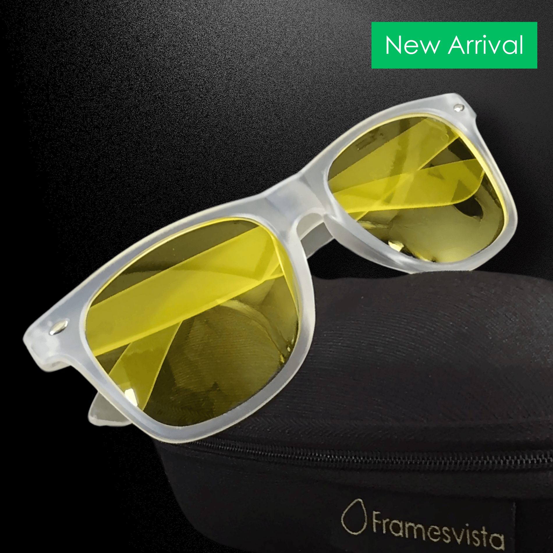 Framesvista White Rectangular Sunglasses ( Pack of 1 ) Framesvista White Rectangular Sunglasses ( Pack of 1 )
