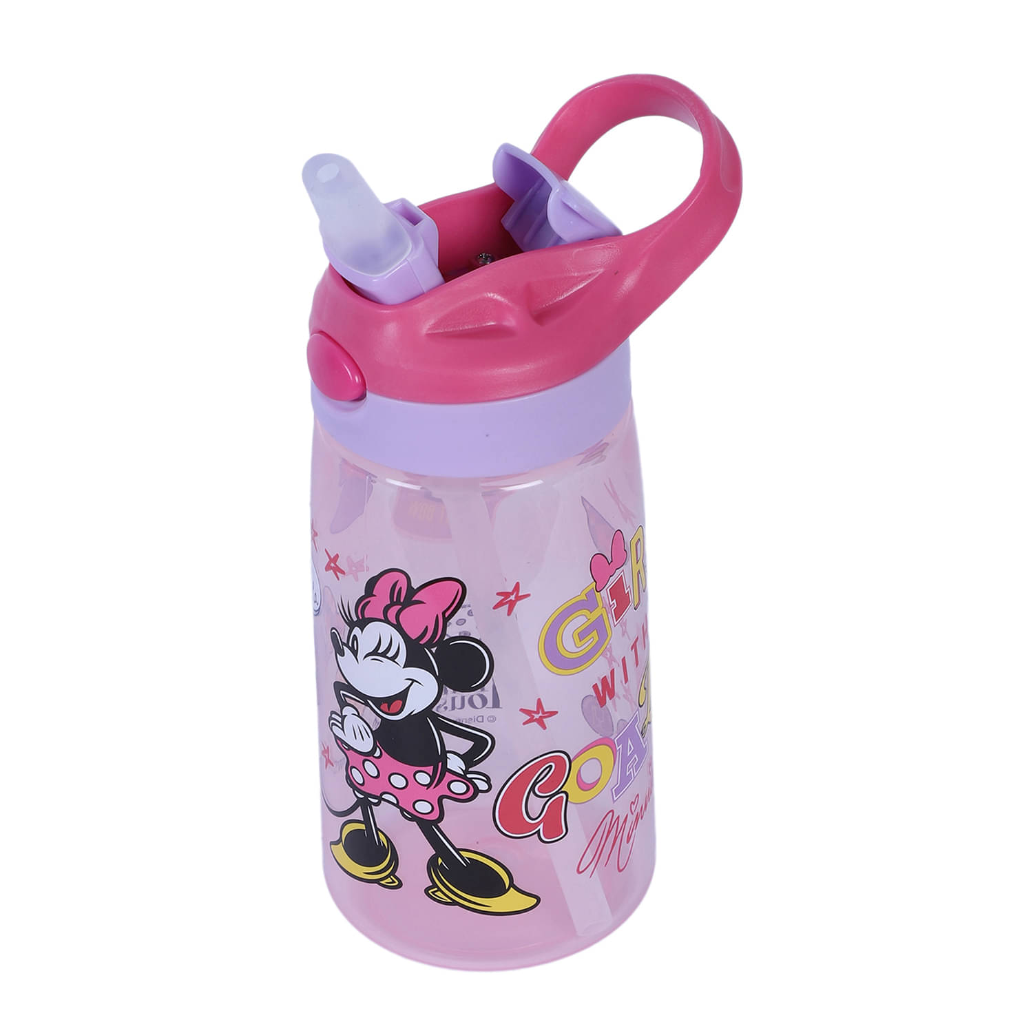     			Gluman Sorbo Pink Polypropylene Sipper Water Bottle 550 mL ( Set of 1 )