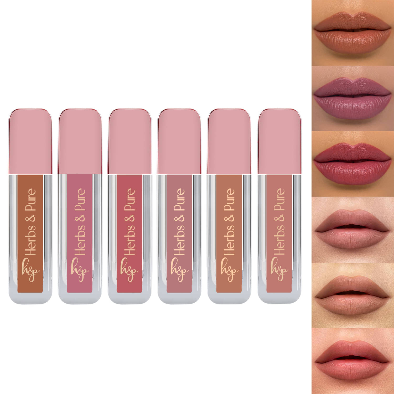     			Herbs and Pure Multi Matte Lipstick 12