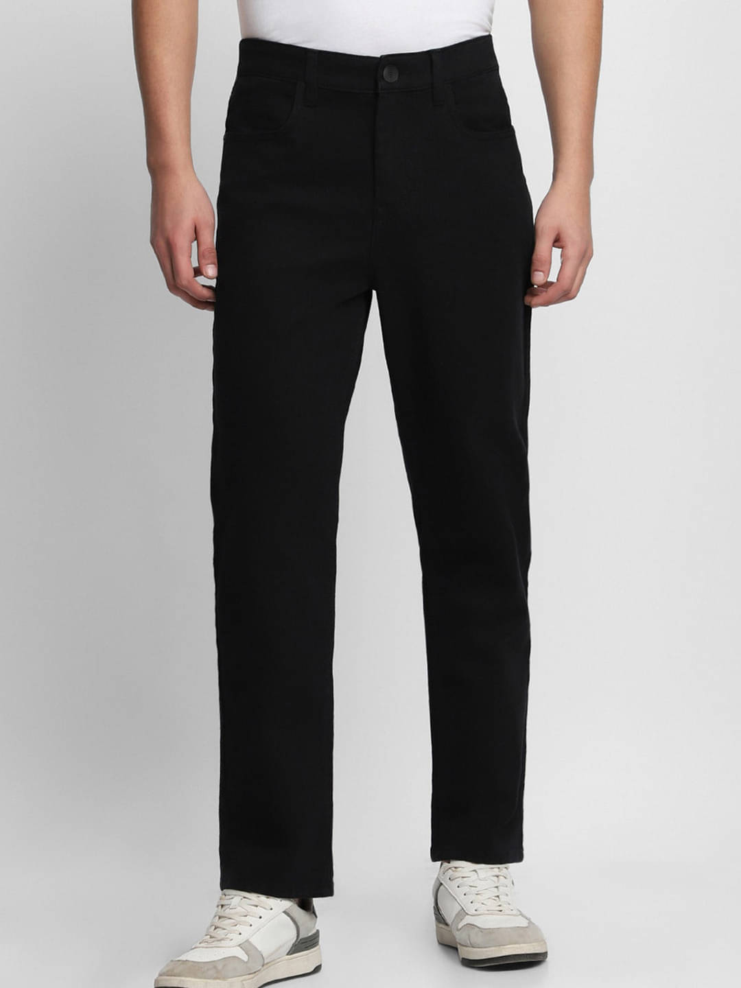 IndiRocks Regular Fit Basic Men's Jeans - BLACK ( Pack of 1 ) IndiRocks Regular Fit Basic Men's Jeans - BLACK ( Pack of 1 )