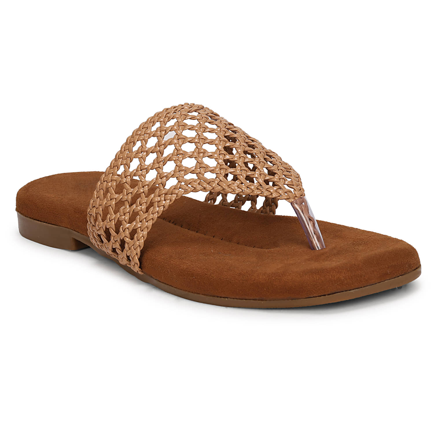 Ishransh Beige Women's Flats