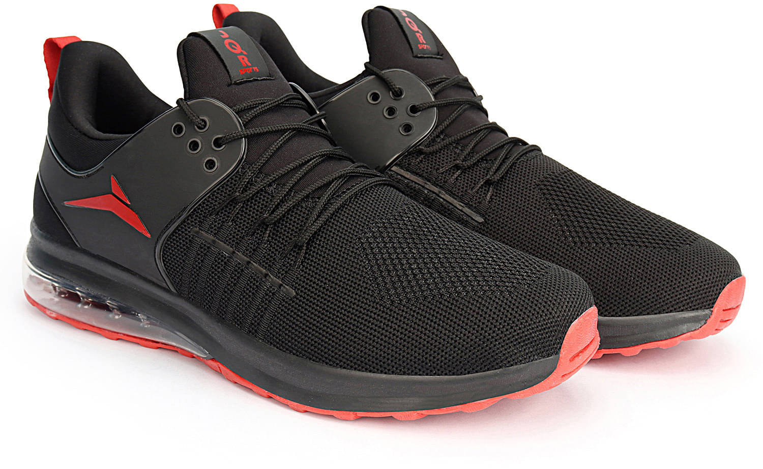     			JQR RTGS PLUS Black Men's Sports Running Shoes