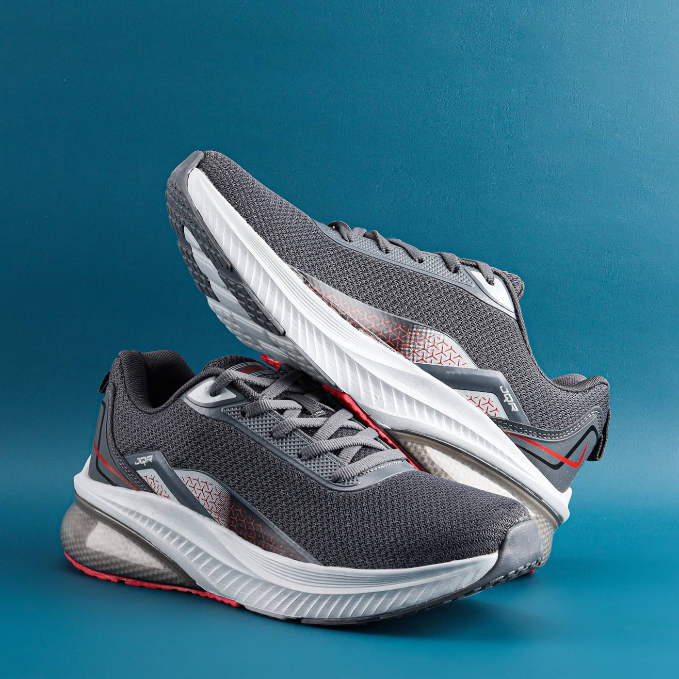 JQR ZAPATOS-10 Dark Grey Men's Sports Running Shoes JQR ZAPATOS-10 Dark Grey Men's Sports Running Shoes