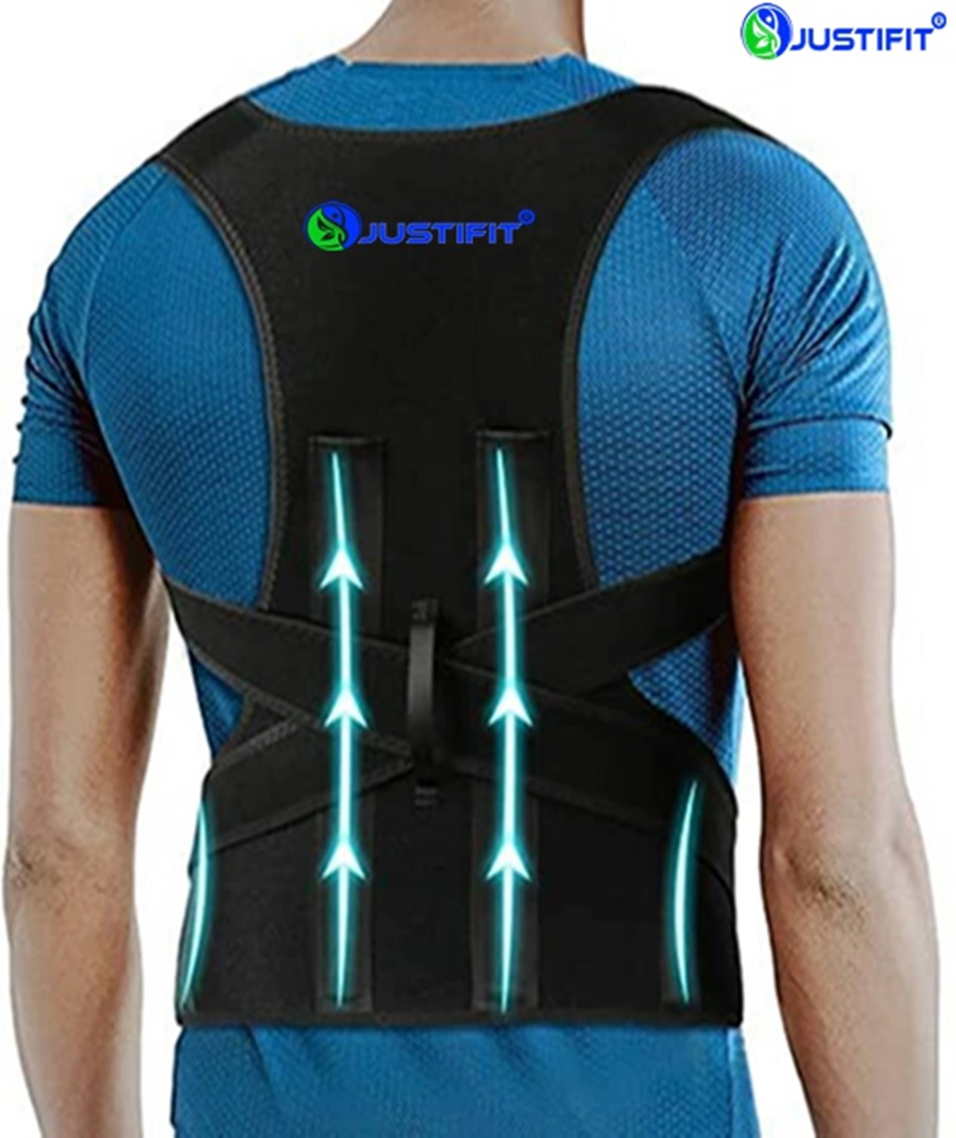     			JUSTIFIT Back Support Belt ( Free Size - Size )