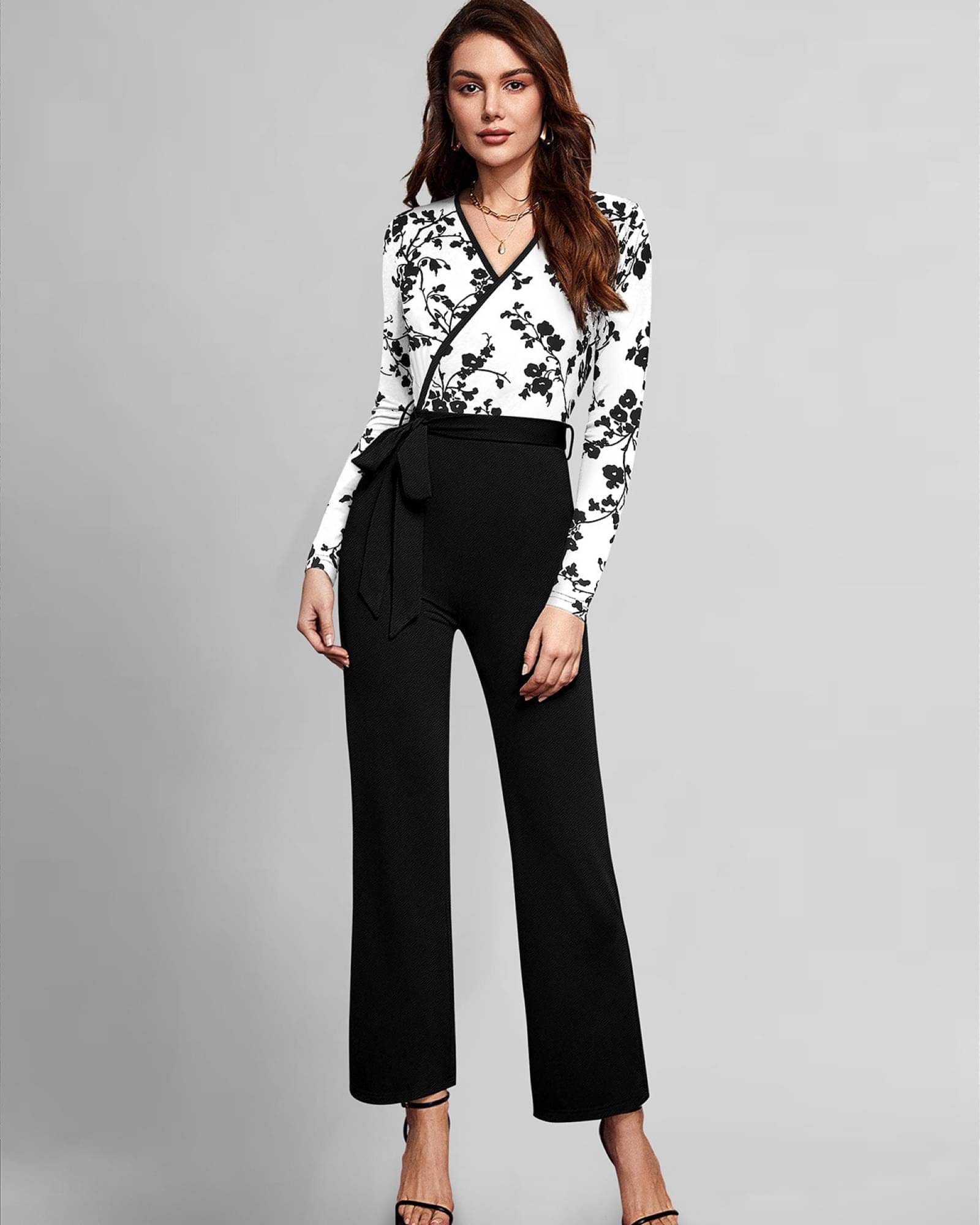    			LONDON BELLY Multicolor Cotton Blend Regular Fit Women's Jumpsuit ( Pack of 1 )