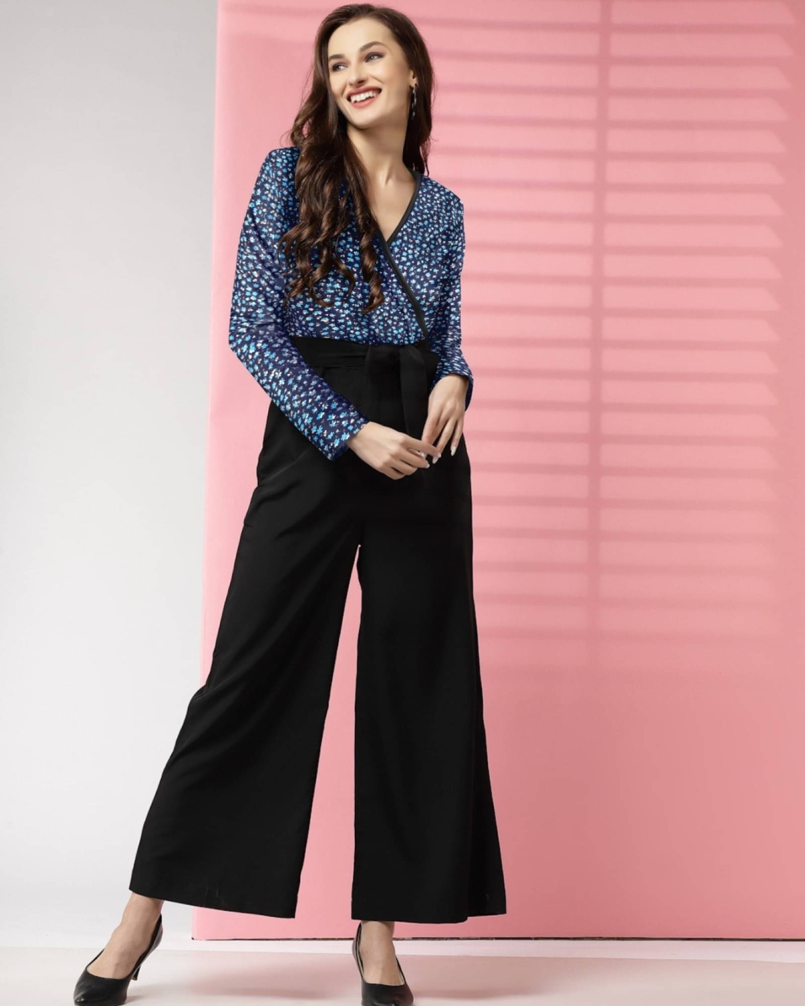 LONDON BELLY Multicolor Cotton Blend Regular Fit Women's Jumpsuit ( Pack of 1 )     			LONDON BELLY Multicolor Cotton Blend Regular Fit Women's Jumpsuit ( Pack of 1 )