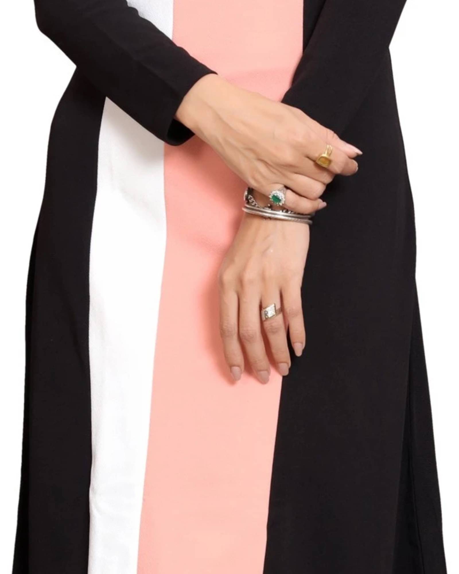 LONDON BELLY Women Polyester Colorblock Bodycon Dress ( Multicolor 5 )     			LONDON BELLY Women Polyester Colorblock Bodycon Dress ( Multicolor 5 )