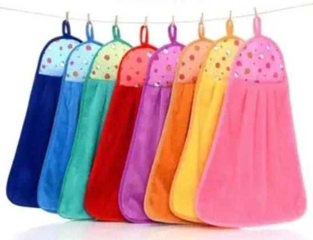     			MILAP Pack of 8 Microfibre 250-300 -GSM Hand Towel ( Multicolor )