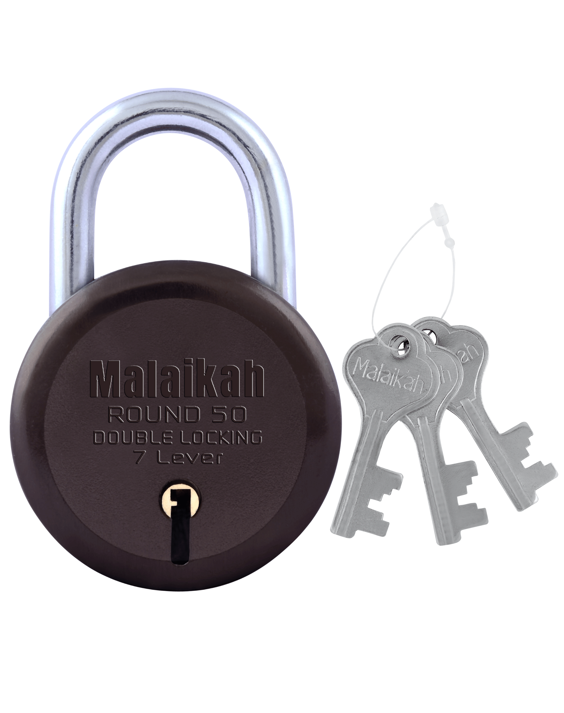 Malaikah Coffee Brown Round 50 Double Locking 7 Lever Comes With 3 Pack Of 1 Malaikah Coffee Brown Round 50 Double Locking 7 Lever Comes With 3 Pack Of 1