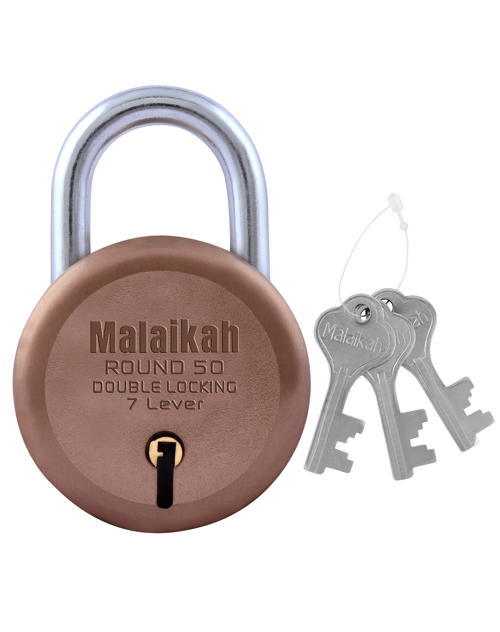 Malaikah Rose Gold Round 50 Double Locking 7 Lever Comes With 3 Pack Of 1 Malaikah Rose Gold Round 50 Double Locking 7 Lever Comes With 3 Pack Of 1