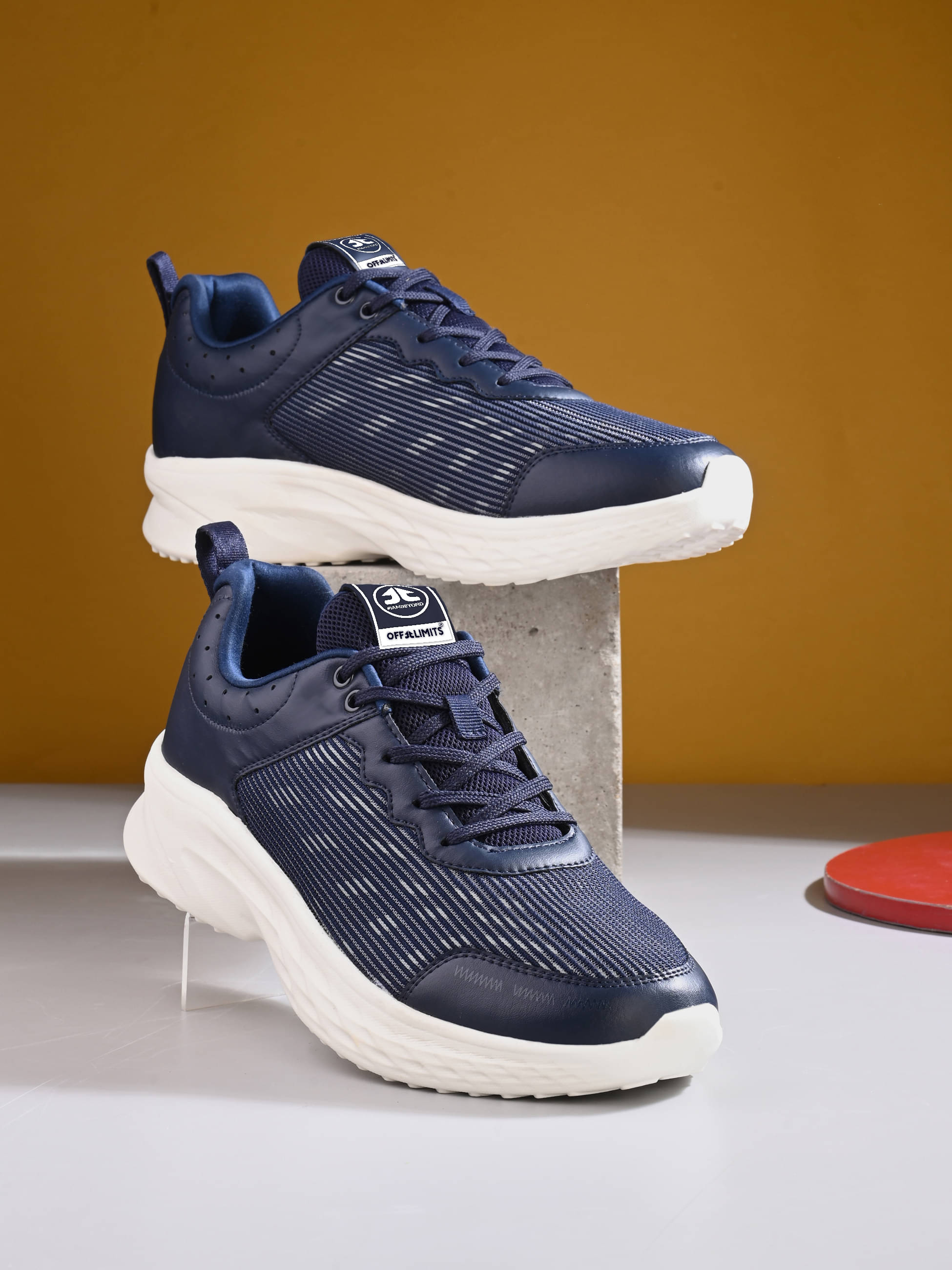 OFF LIMITS ANCHOR Navy Men's Sports Running Shoes OFF LIMITS ANCHOR Navy Men's Sports Running Shoes
