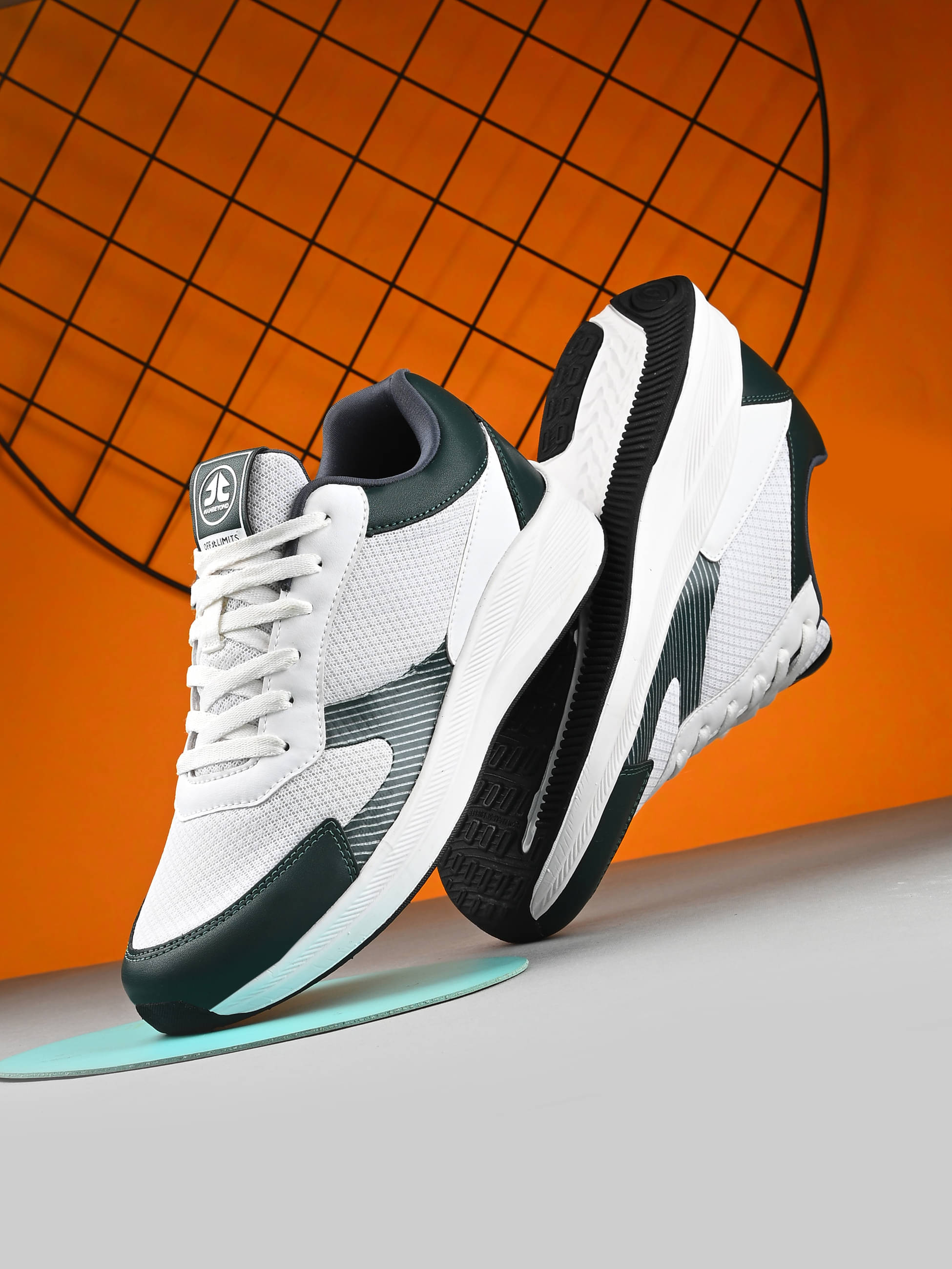 OFF LIMITS FANTASTIC White Men's Sports Running Shoes     			OFF LIMITS FANTASTIC White Men's Sports Running Shoes
