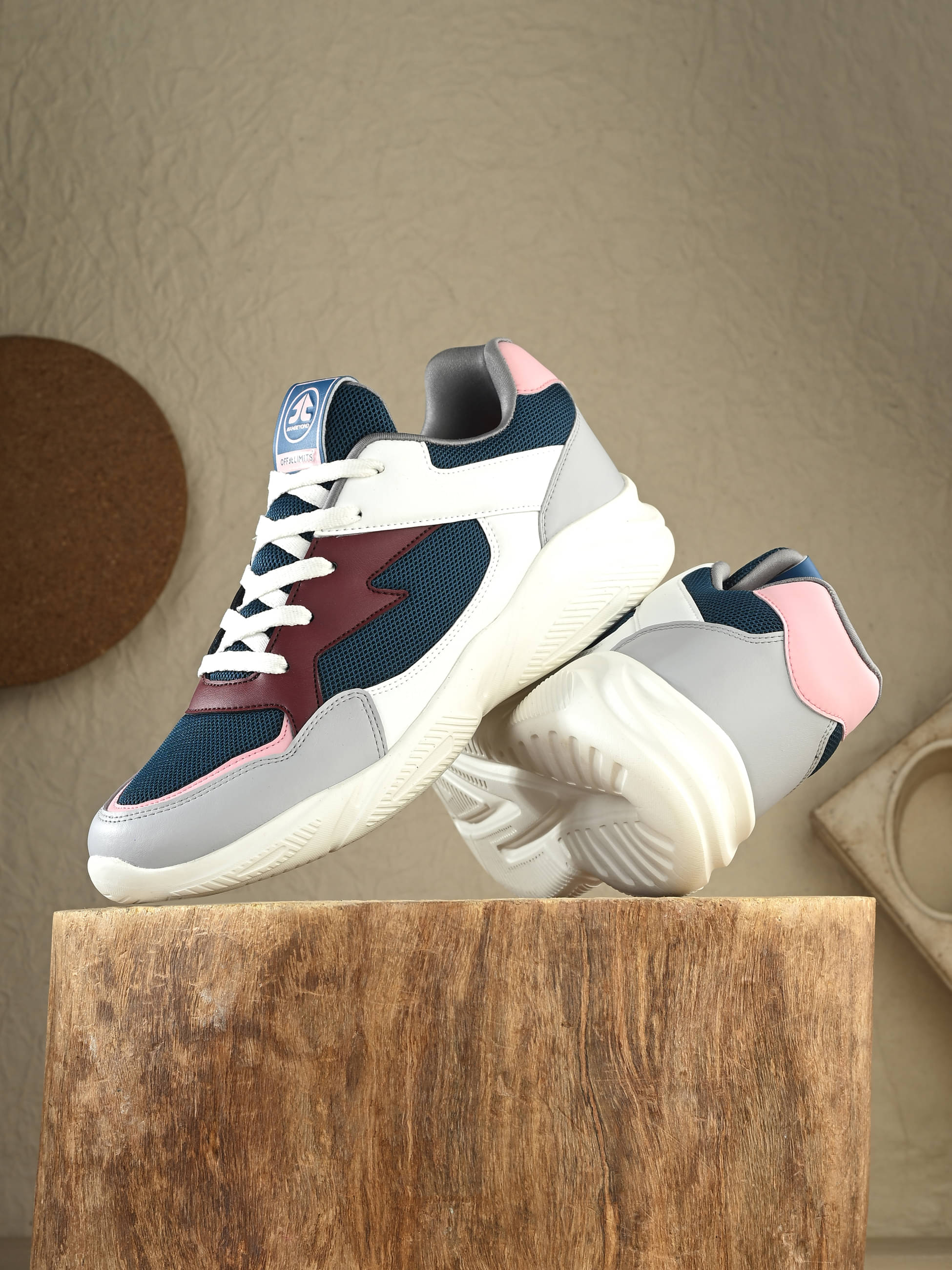     			OFF LIMITS ROGER Teal Men's Sports Running Shoes