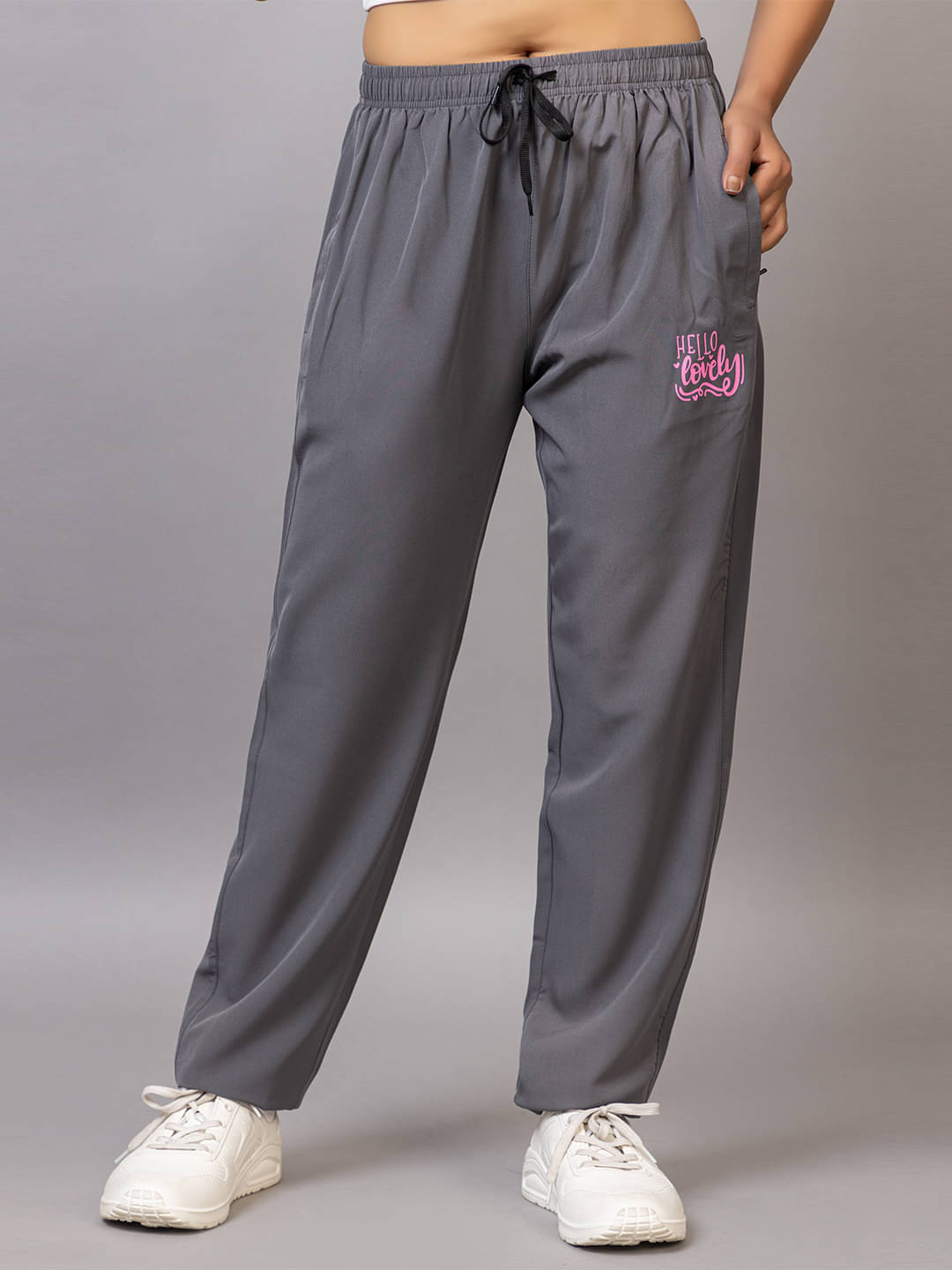     			PROBASIC Grey Cotton Blend Women's Nightwear Pyjama ( Pack of 1 )