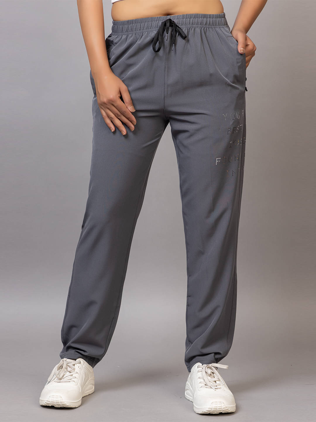     			PROBASIC Grey Cotton Blend Women's Nightwear Pyjama ( Pack of 1 )