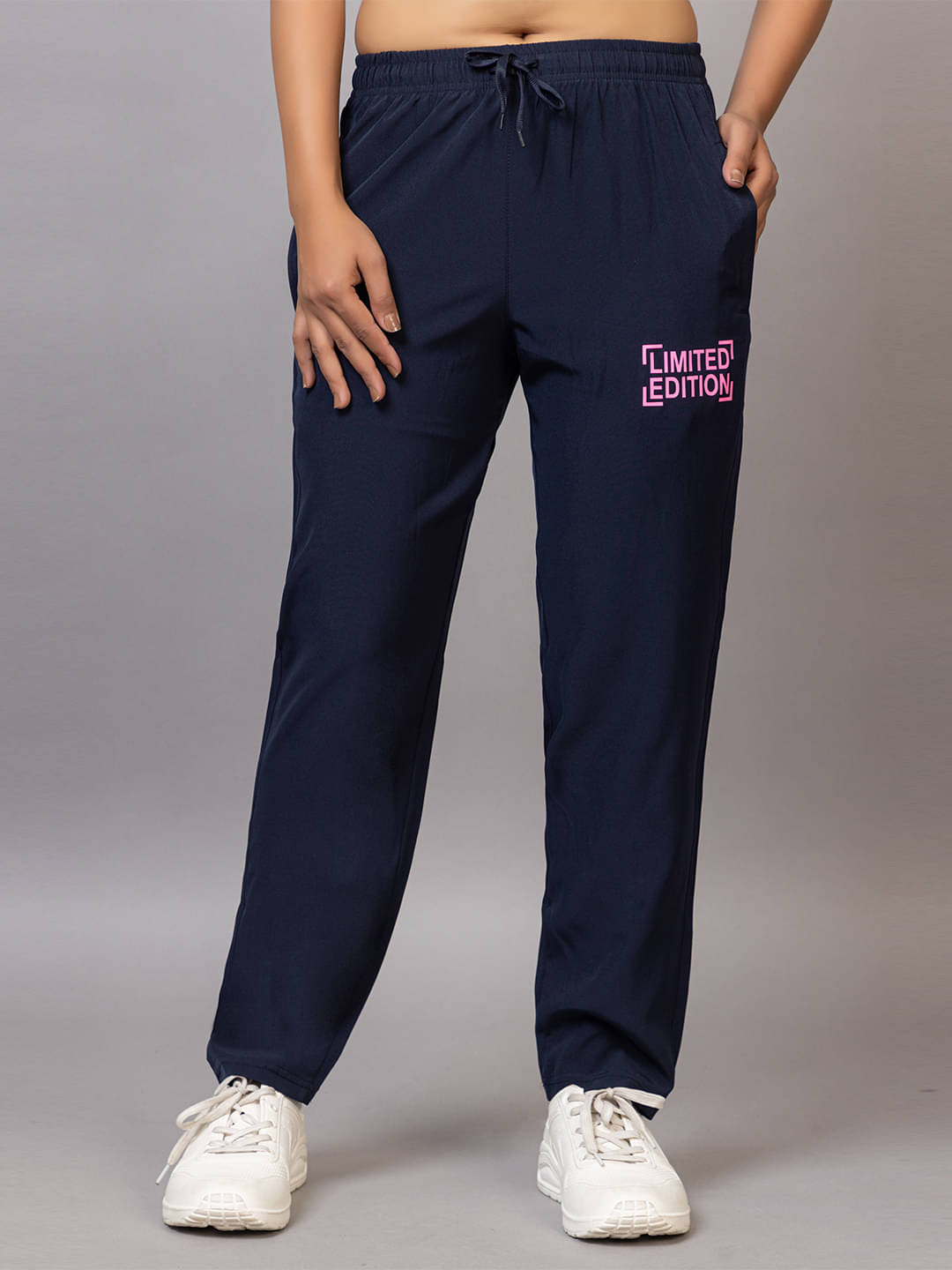     			PROBASIC Navy Blue Cotton Blend Women's Nightwear Pyjama ( Pack of 1 )
