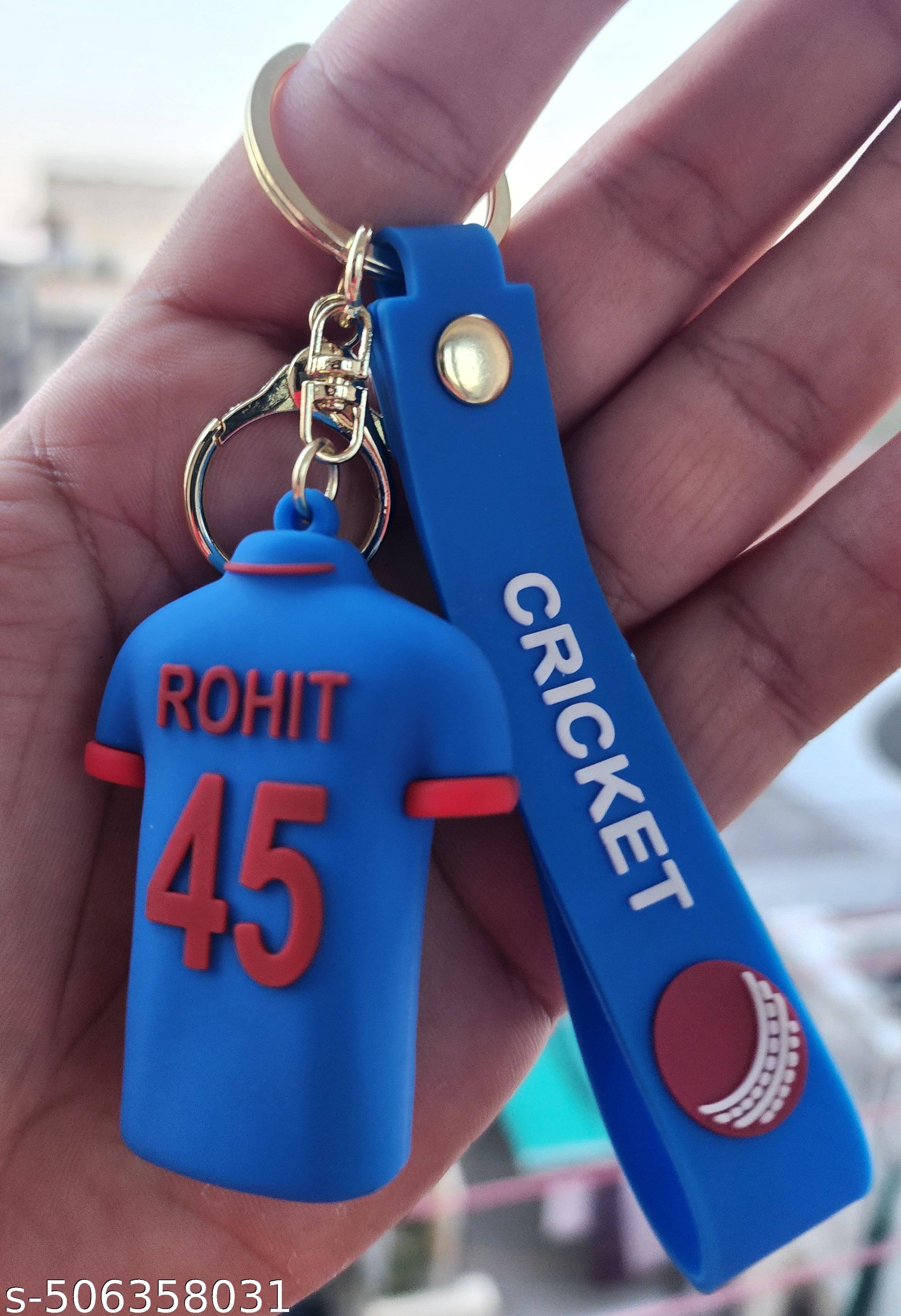    			Rohit Sharma 45 Number Indian Cricket Team Jersey Keychain
