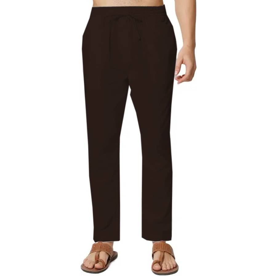     			QuaClo Regular Flat Men's Trouser - Black ( Pack of 1 )