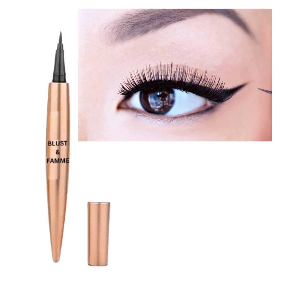     			RED4 Waterproof Black Matte Finish Sketch Pen Eyeliner (Pack of 1)