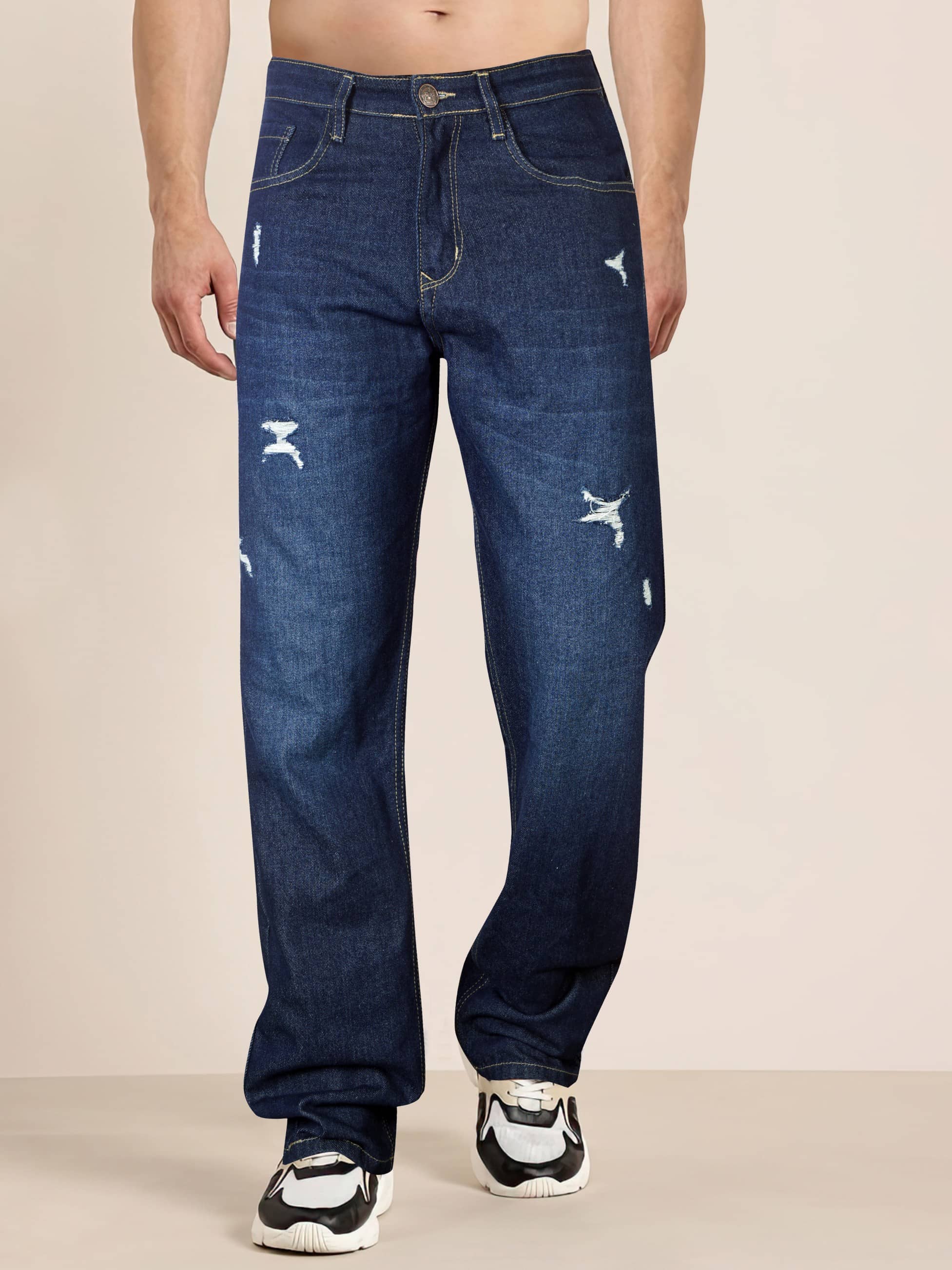 RIG BONE Clean Look Men's Jeans - Dark Blue ( Pack of 1 ) - Jeans | Buy online on ZillyBuy