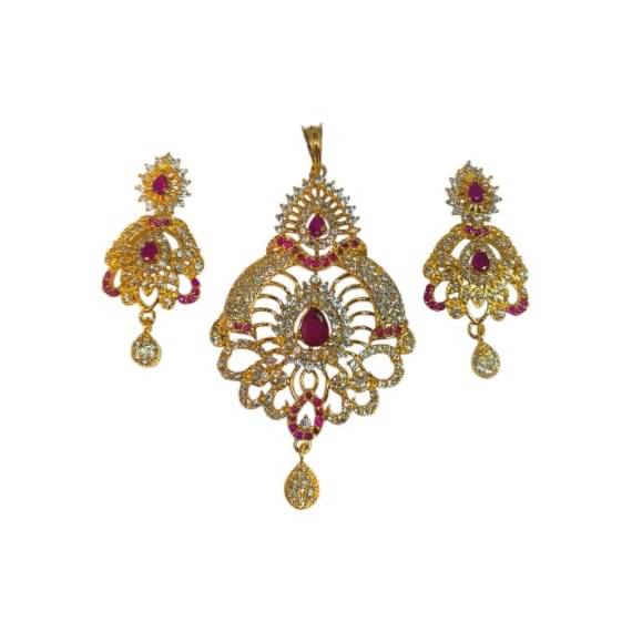 RinGold Red Pendant set ( Pack of 1 ) RinGold Red Pendant set ( Pack of 1 )