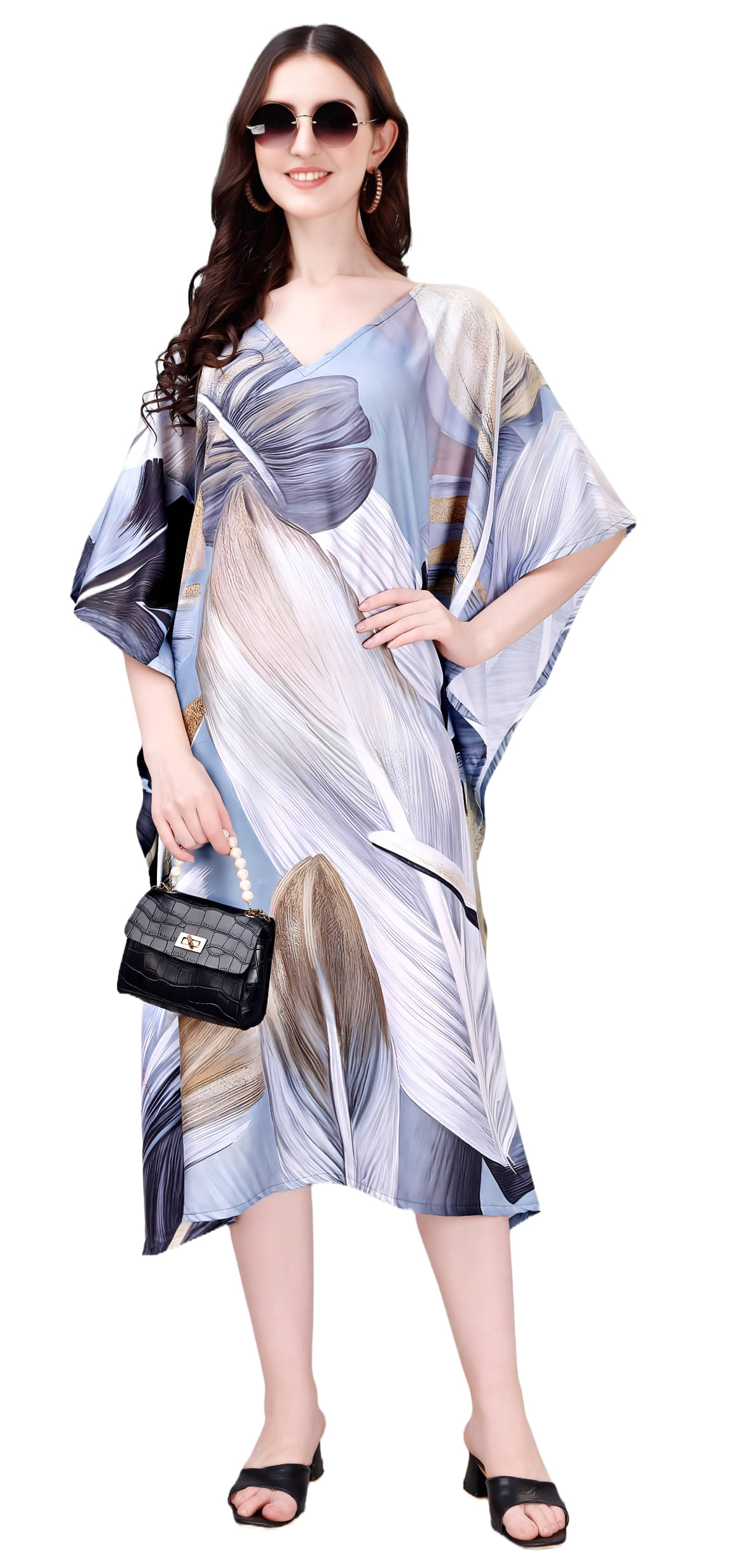     			SILK SUTRA Multi Color Satin Women's Nightwear Night Dress ( Pack of 1 )