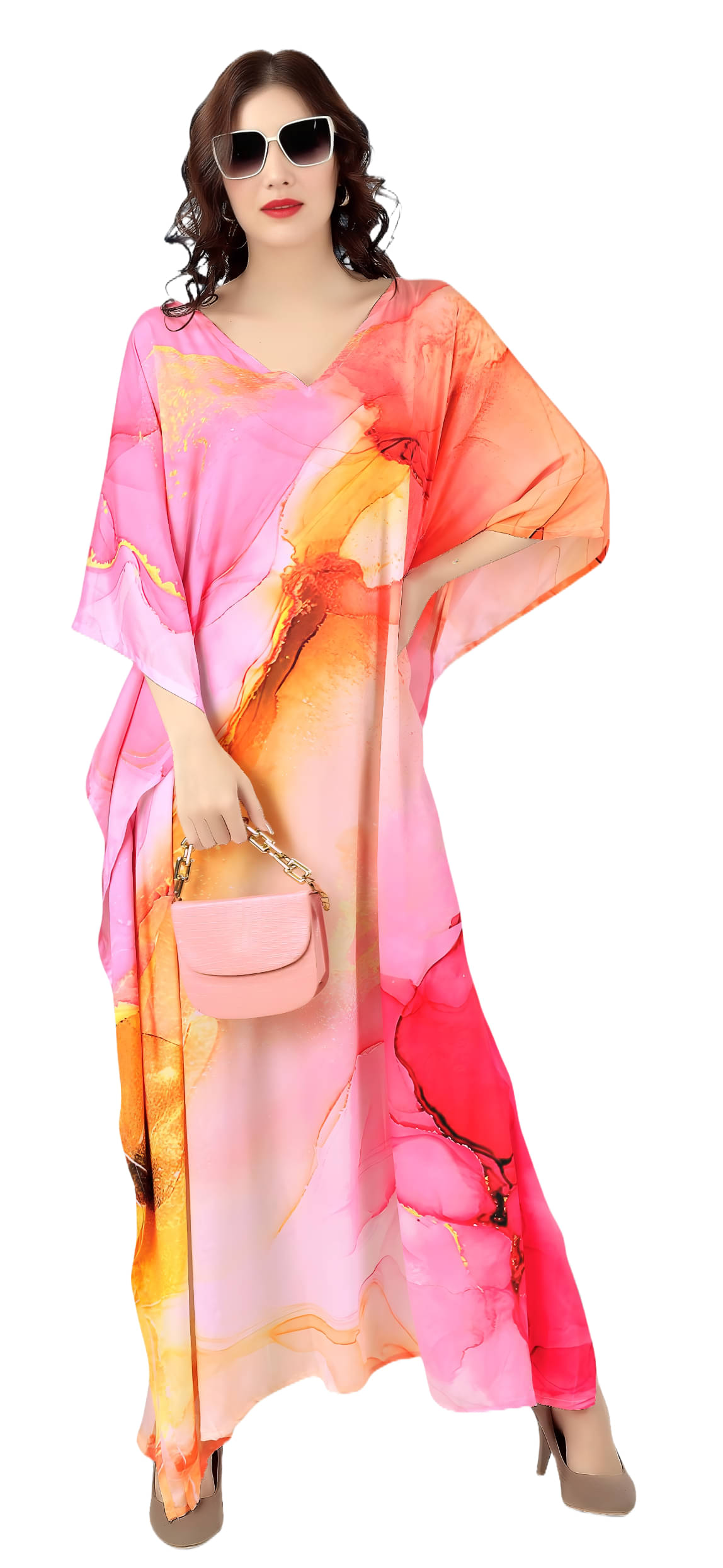     			SILK SUTRA Multi Color Silk Women's Nightwear Night Dress ( Pack of 1 )