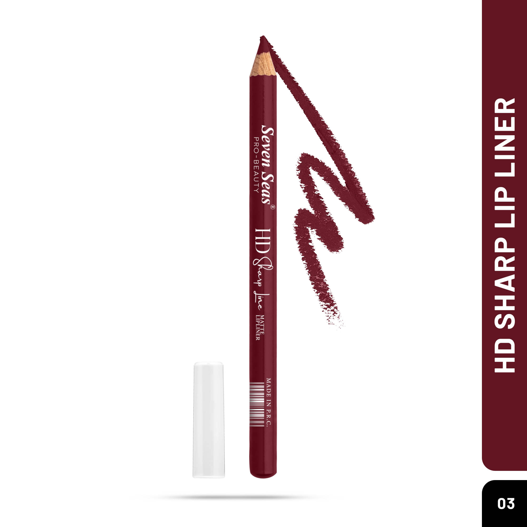     			Seven Seas HD Sharp Line Lip Liner Pencil Wine 1