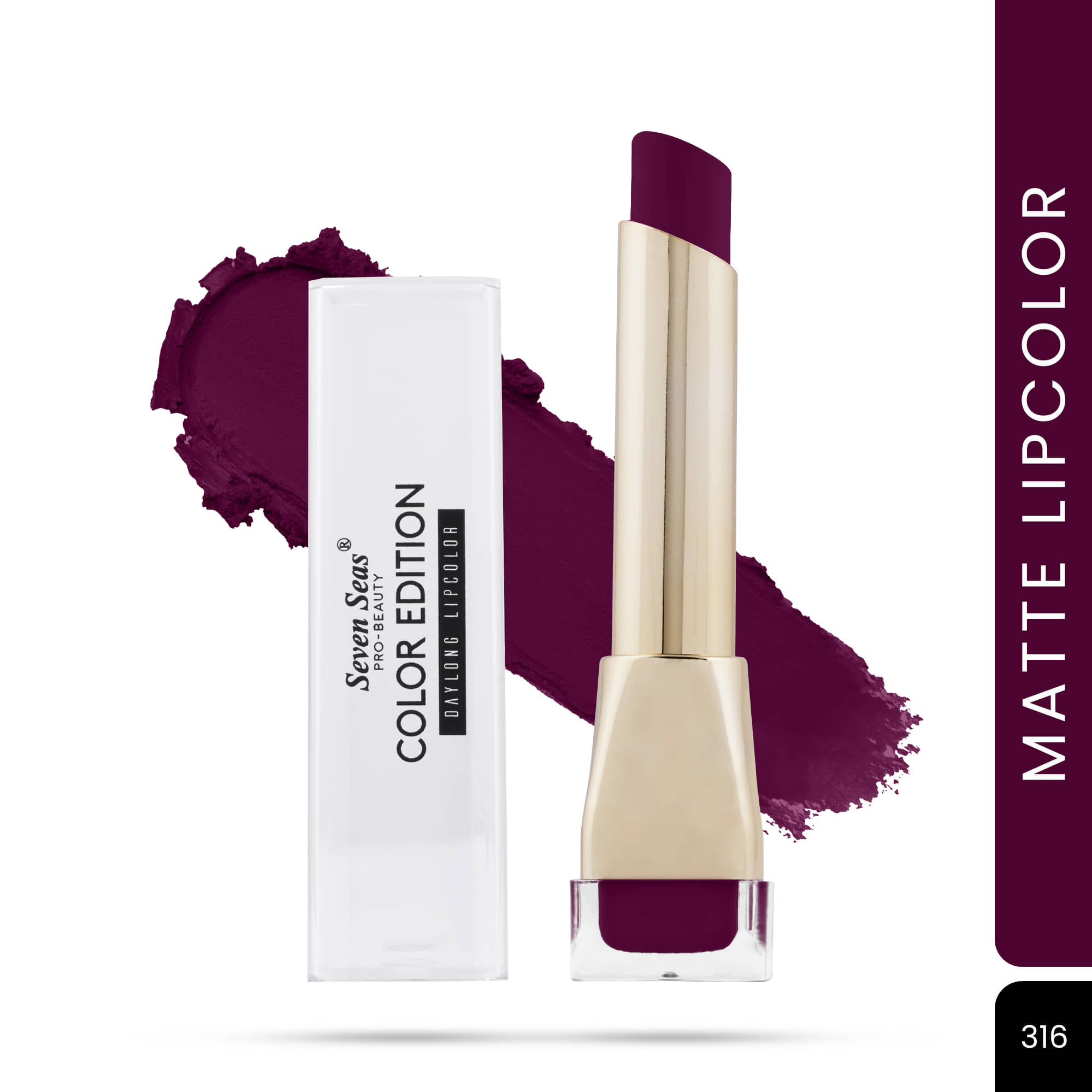 Seven Seas Coral Matte Lipstick 3.5g