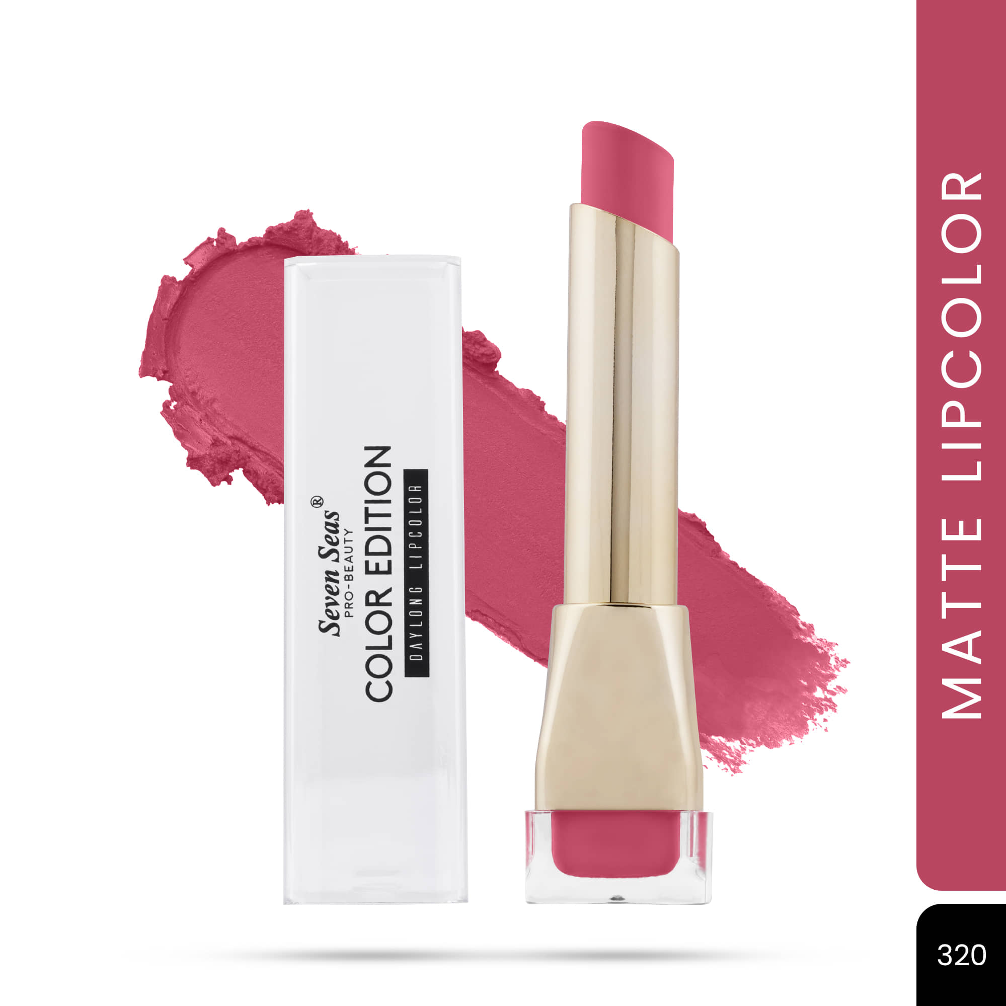 Seven Seas Coral Matte Lipstick 3.5g